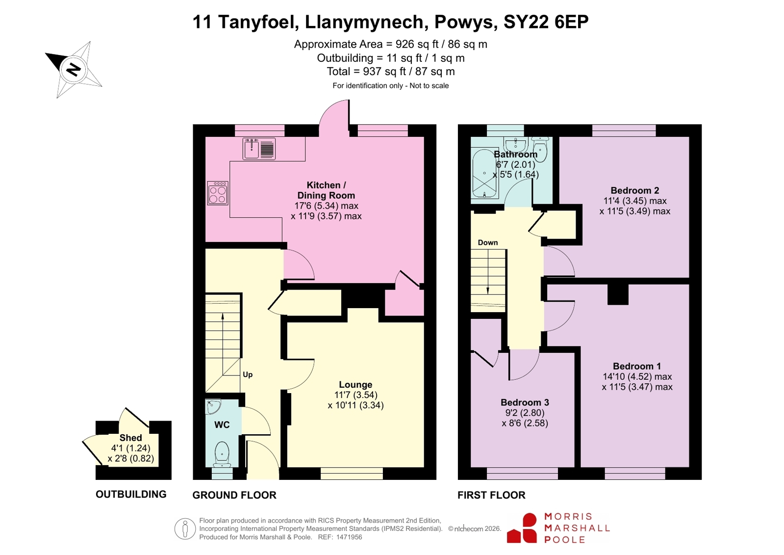 11, Tanyfoel, Powys floorplan
