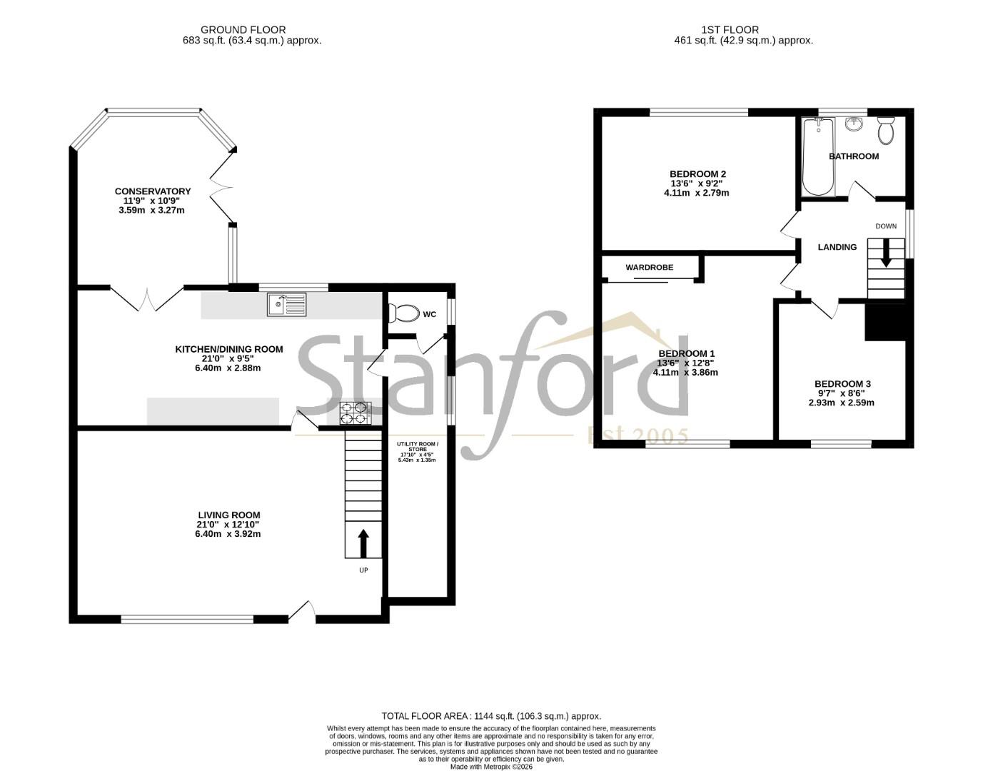 4, Barnfield Close, Southampton floorplan