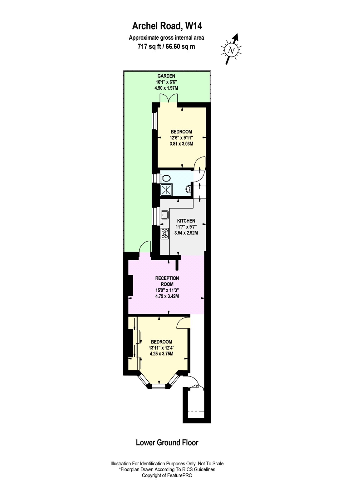 2 Bedrooms Flat for sale in Archel Road, West Kensington, London W14