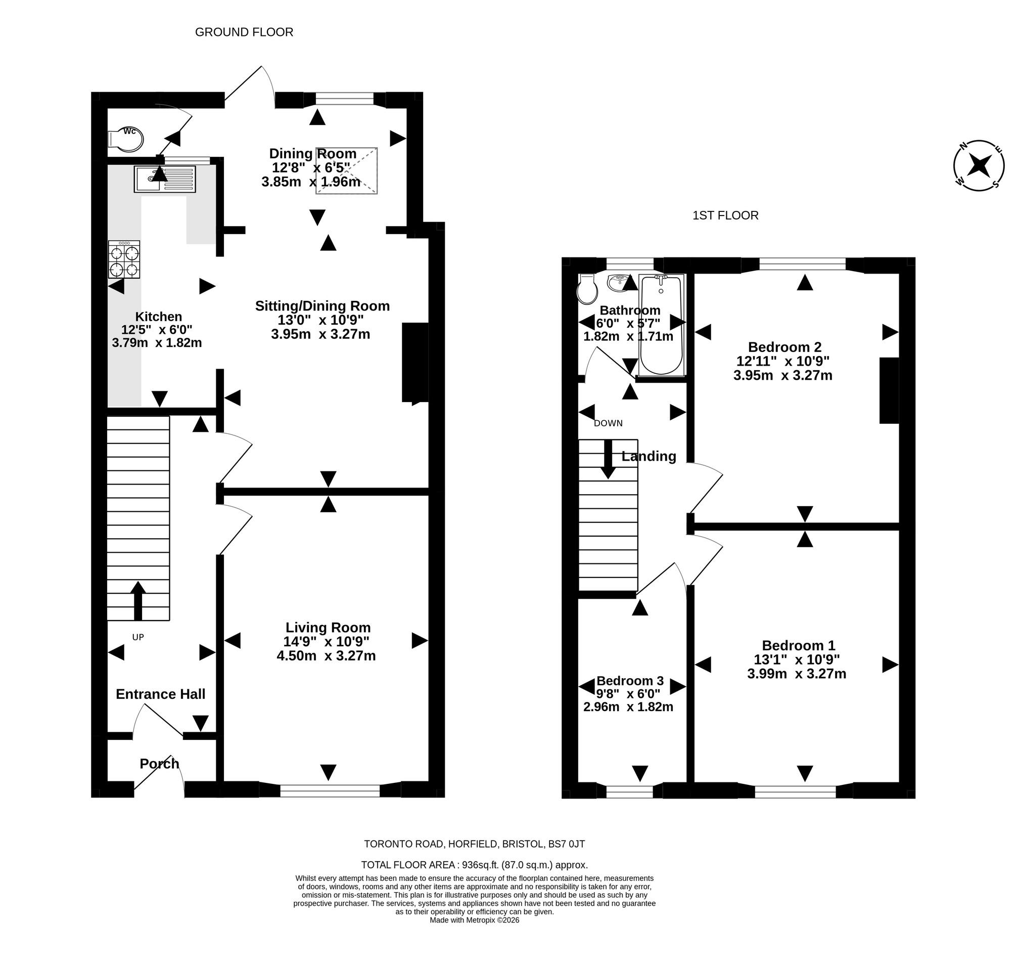 80 Toronto Road, Bristol floorplan