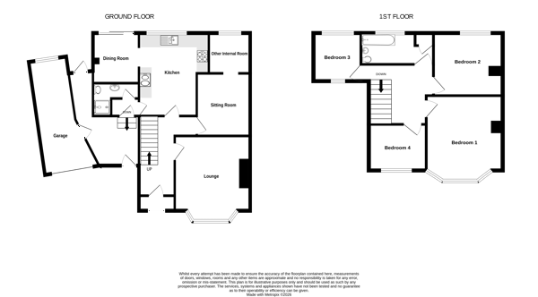 104 Fouracre Crescent, Bristol floorplan