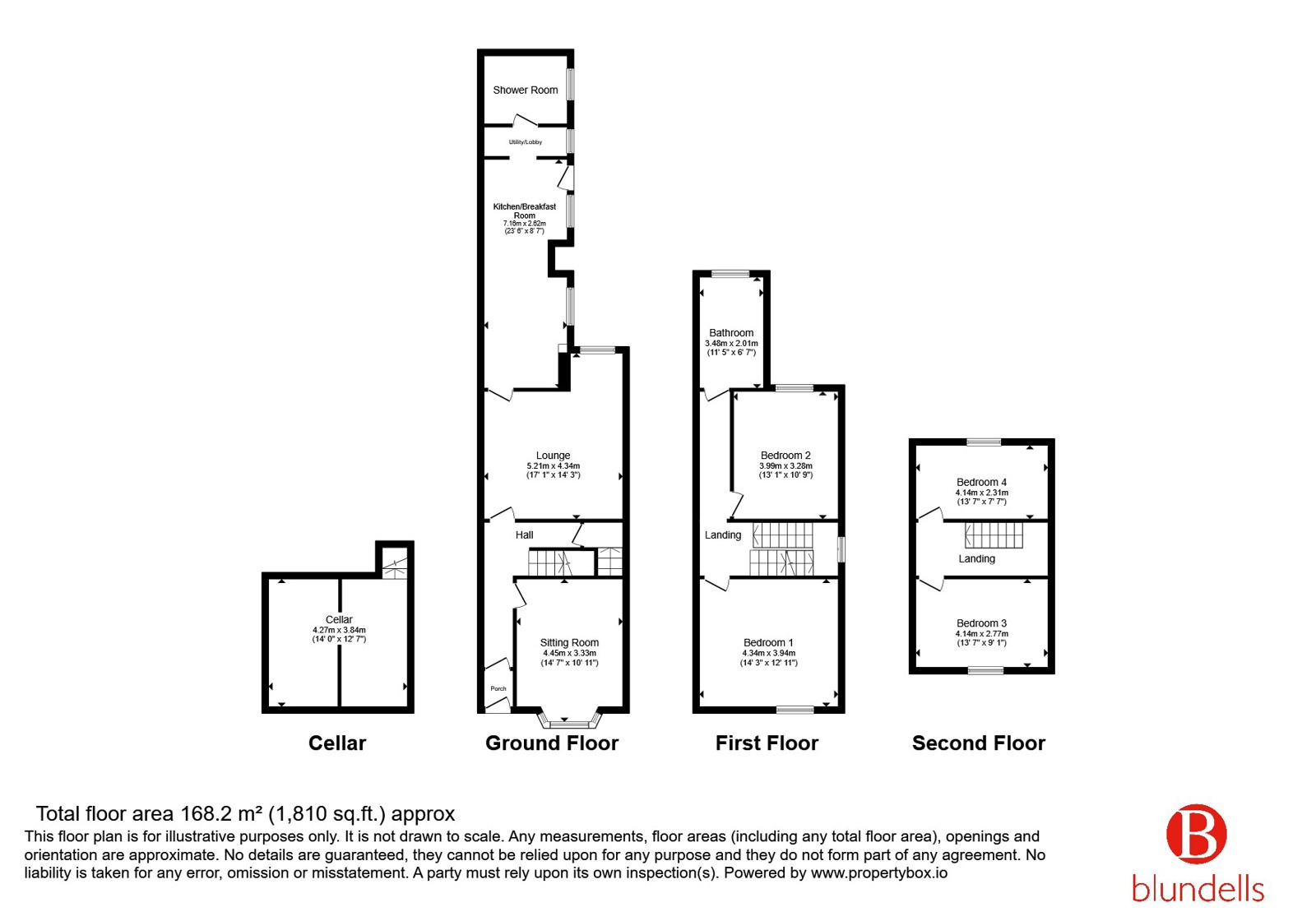 125, Milton Walk, South Yorkshire floorplan