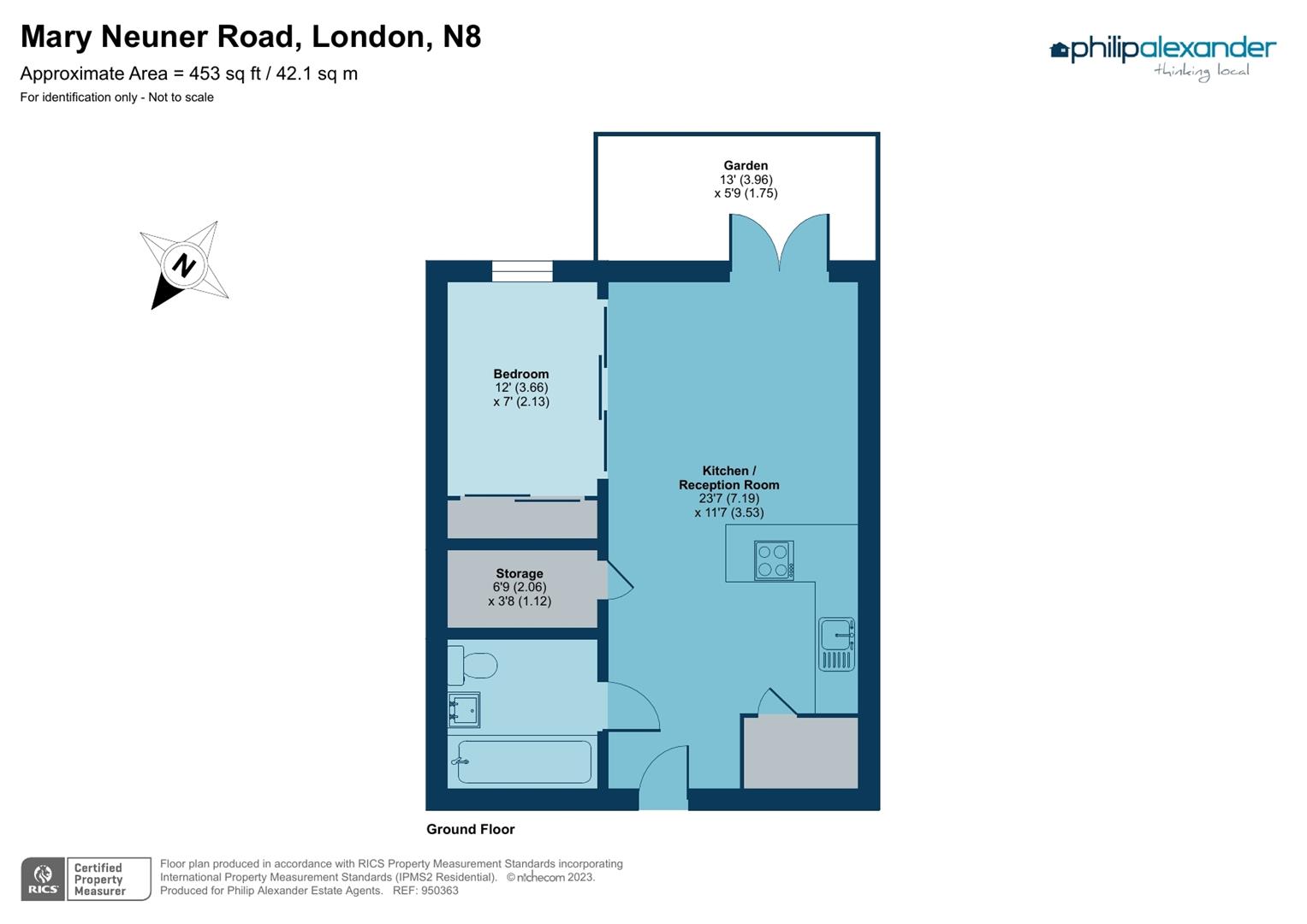 Braeburn Mansions, Clarendon, Hornsey N8, studio for sale 64039990