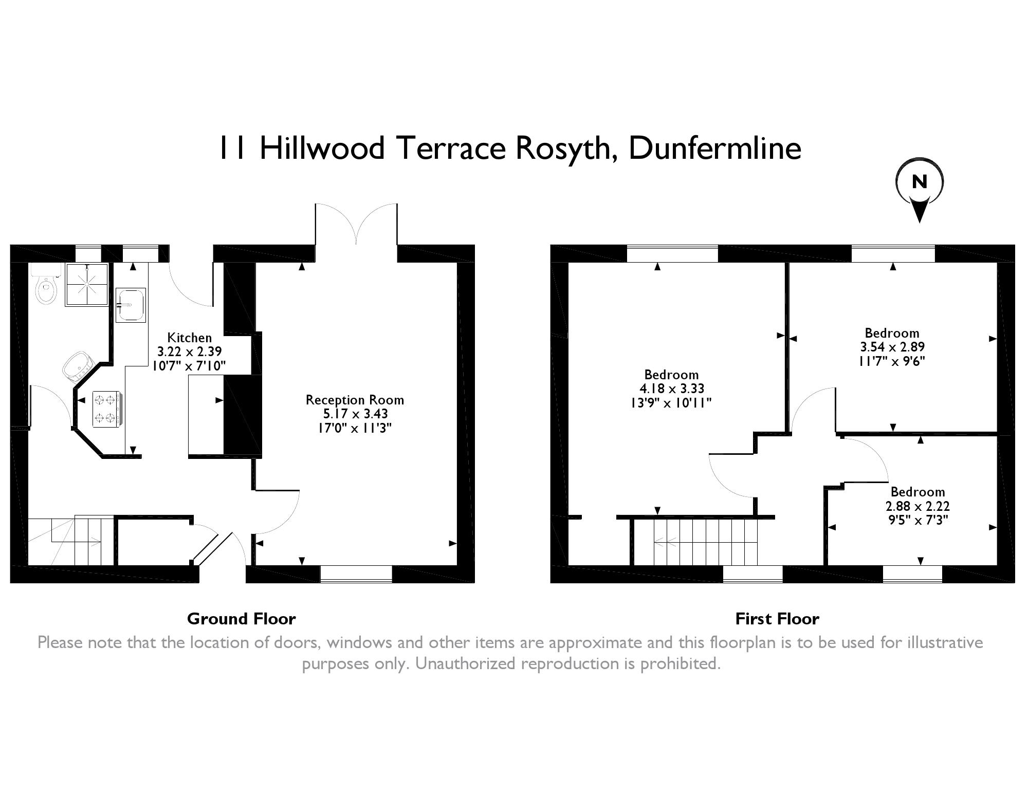 3 Bedrooms Terraced house for sale in Hillwood Terrace, Rosyth, Dunfermline KY11