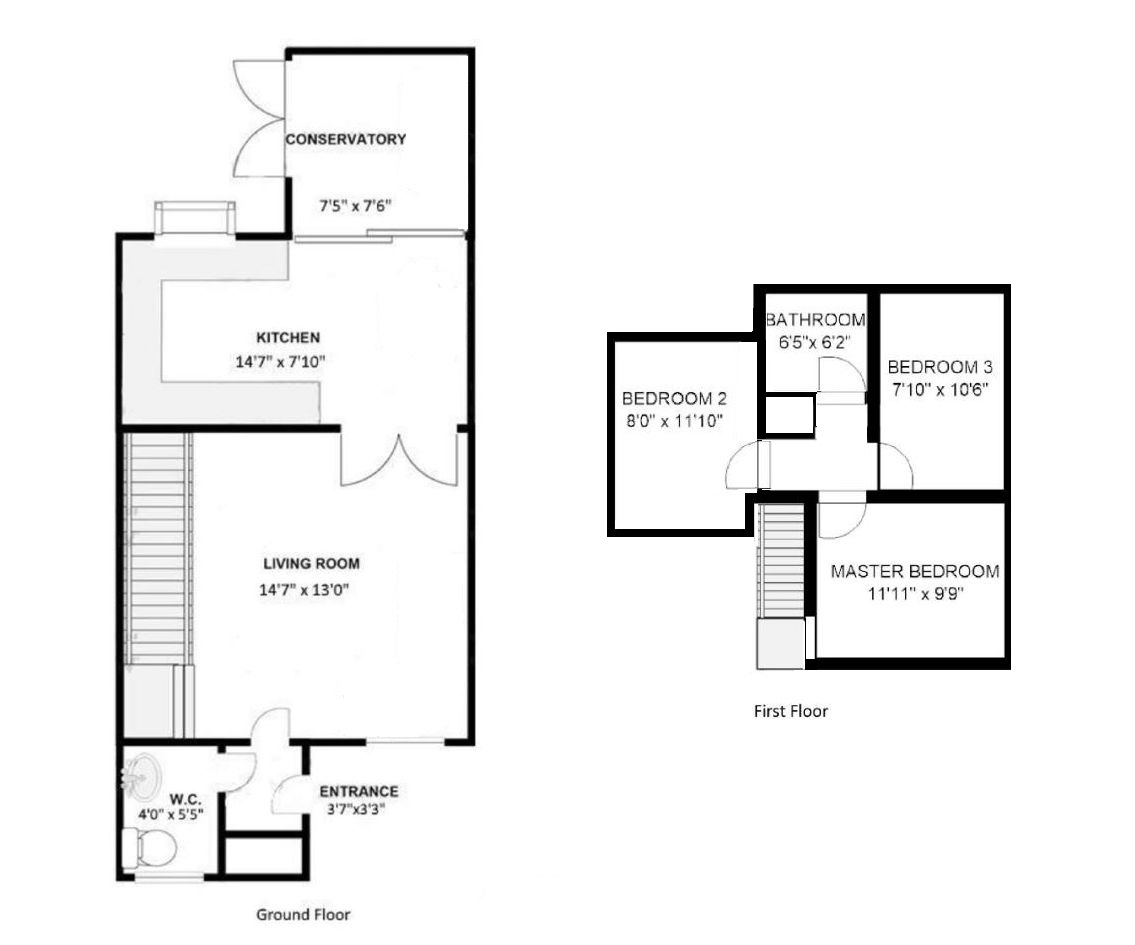 Carvers Croft, Woolmer Green, Hertfordshire SG3, 3 bedroom end terrace ...