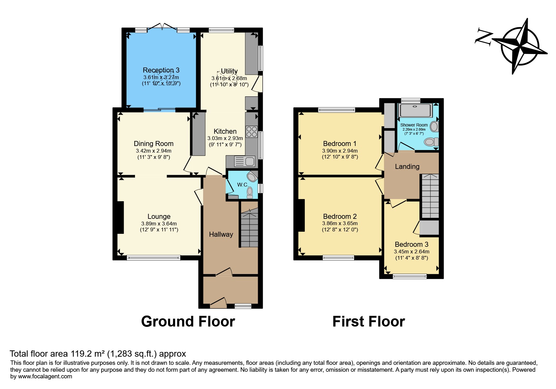 14, Fleets Lane, Poole floorplan