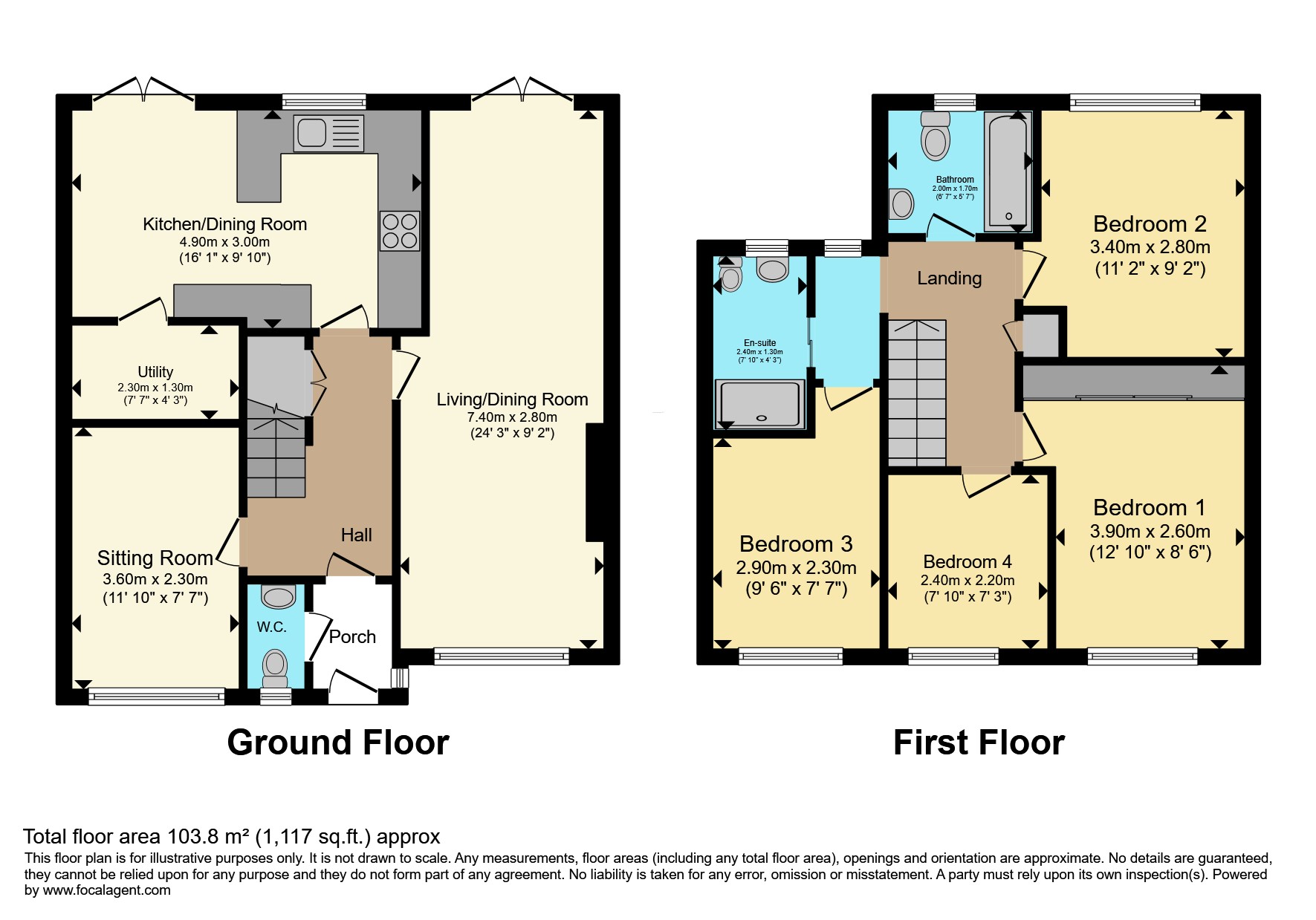 50, Widgeon Road, Altrincham floorplan