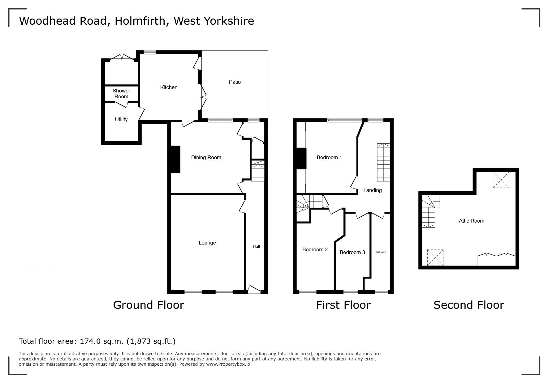 63, Magdale, Holmfirth floorplan