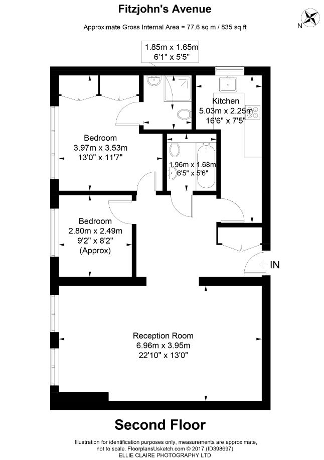 2 Bedrooms Flat to rent in Fitzjohns Avenue, London NW3