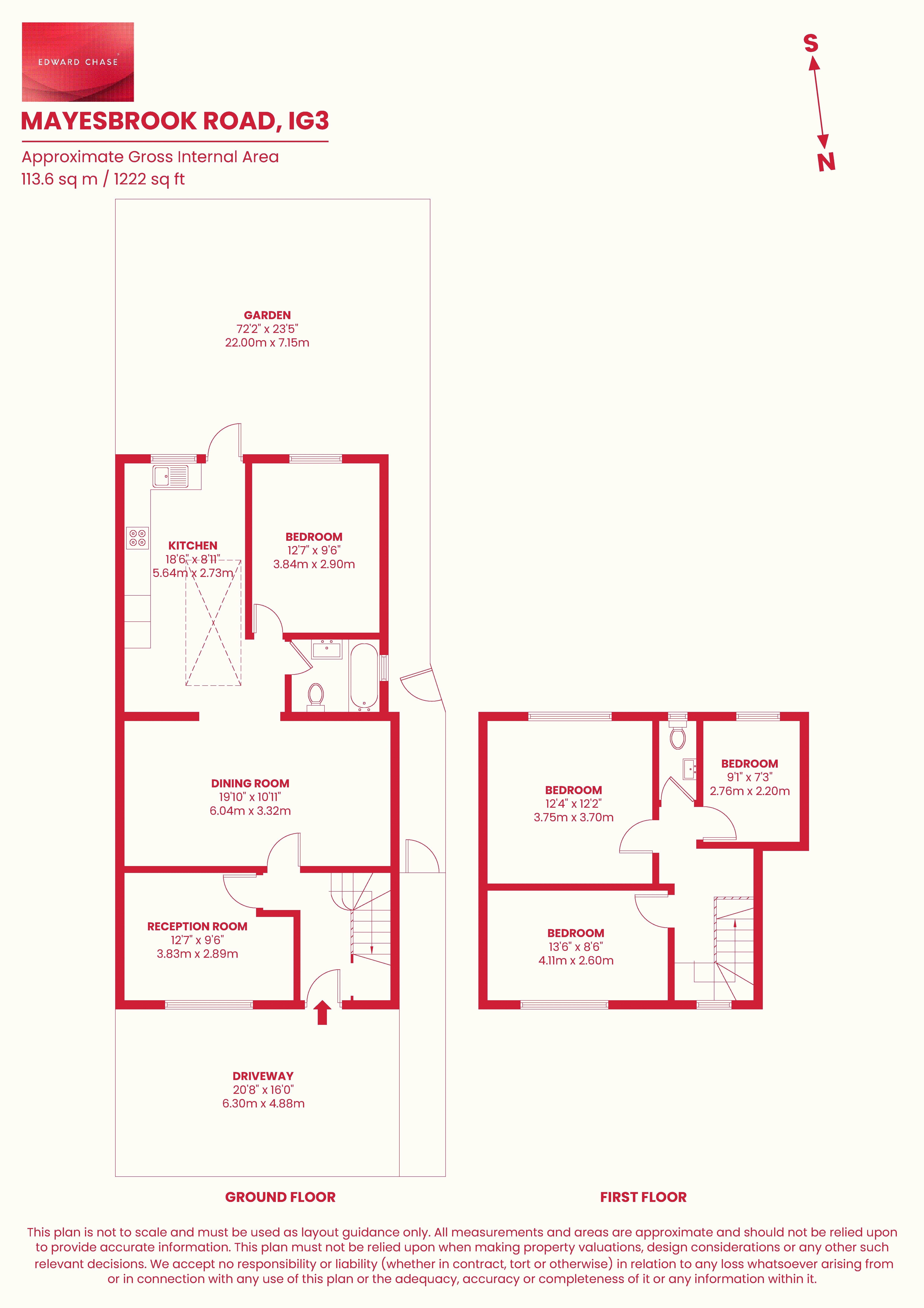 117, Mayesbrook Road, Ilford floorplan