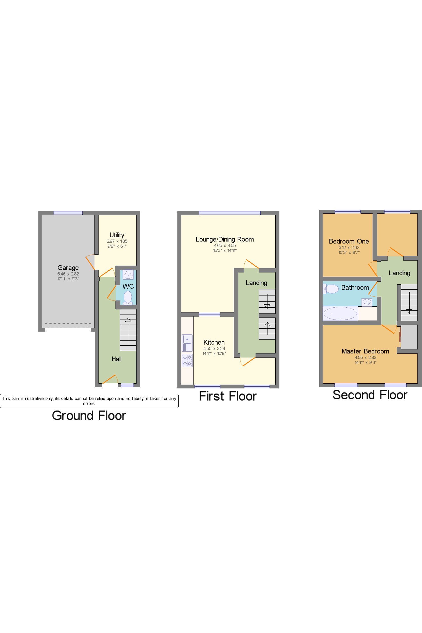3 Bedrooms Terraced house for sale in Vange Cottage Mews, Blackfields, Rochester, Kent ME1