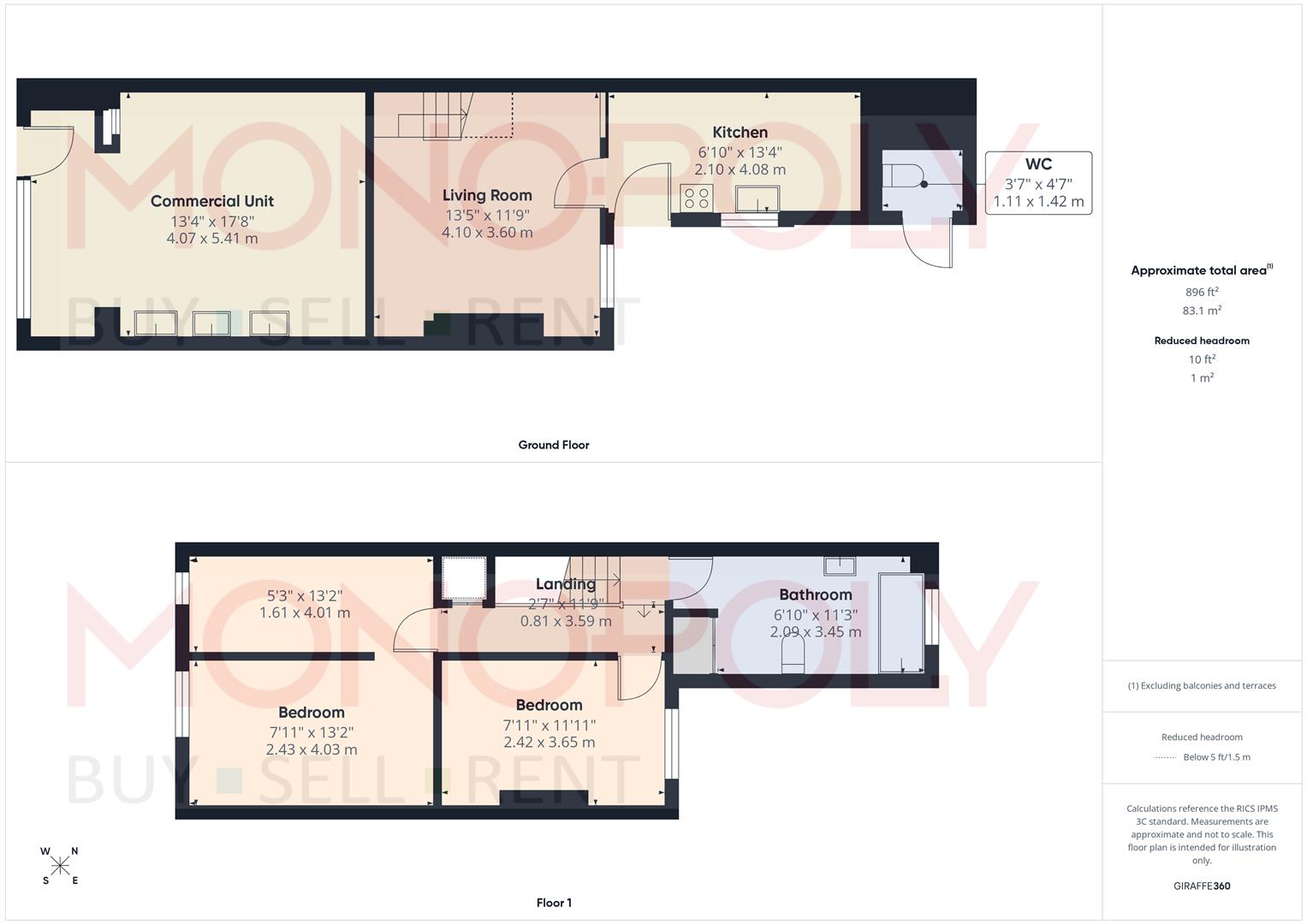 18A, High Street, Wrexham floorplan