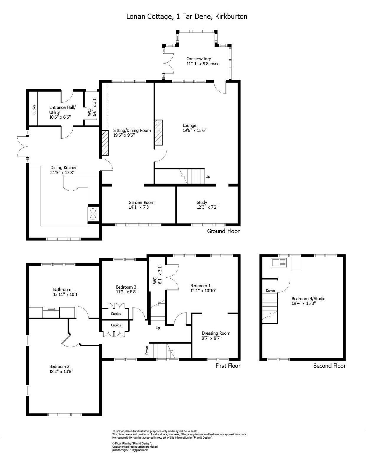 Lonan Cottage, 1, Far Dene, Huddersfield floorplan