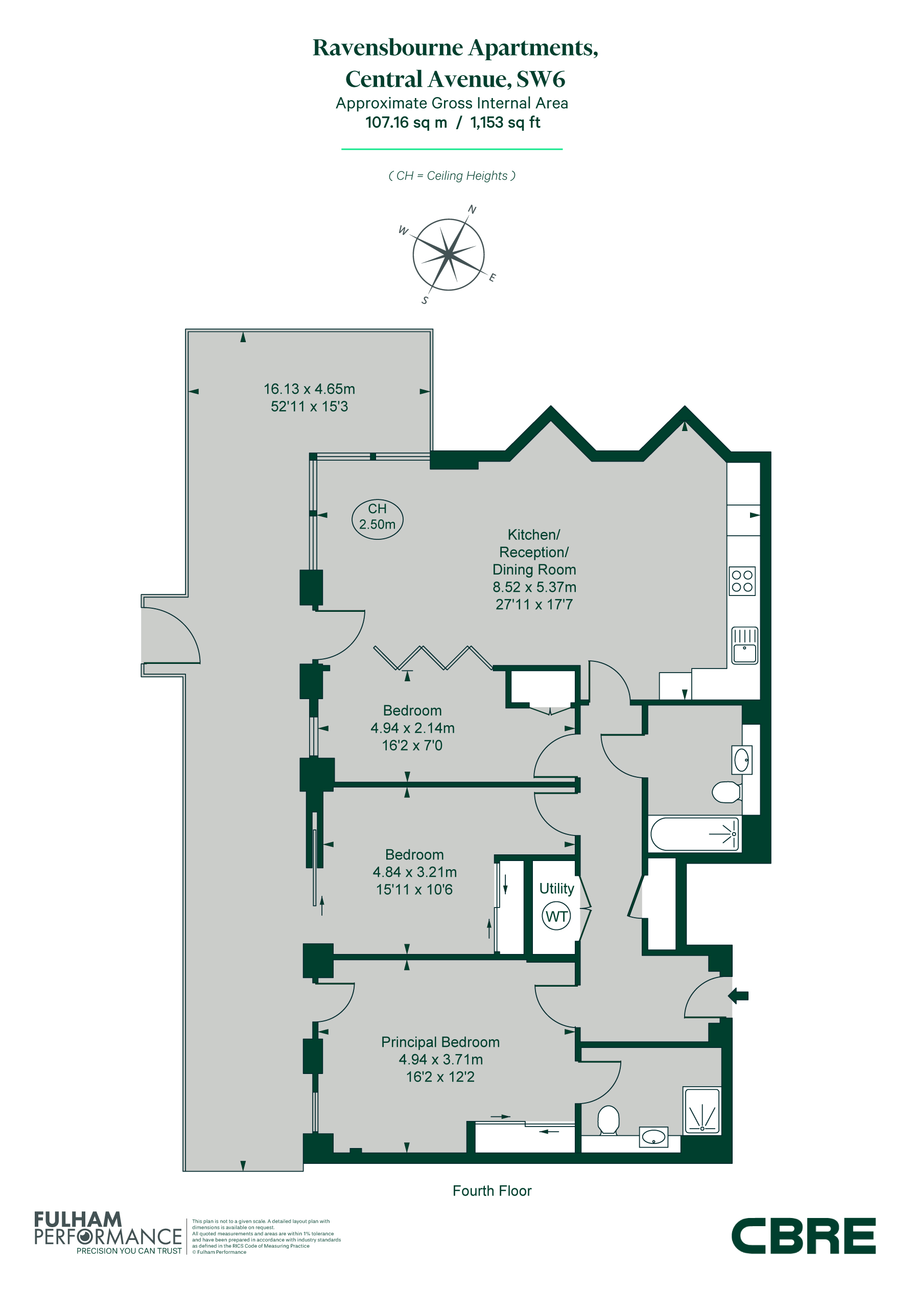 15, Ravensbourne Apartments, Fulham Riverside floorplan