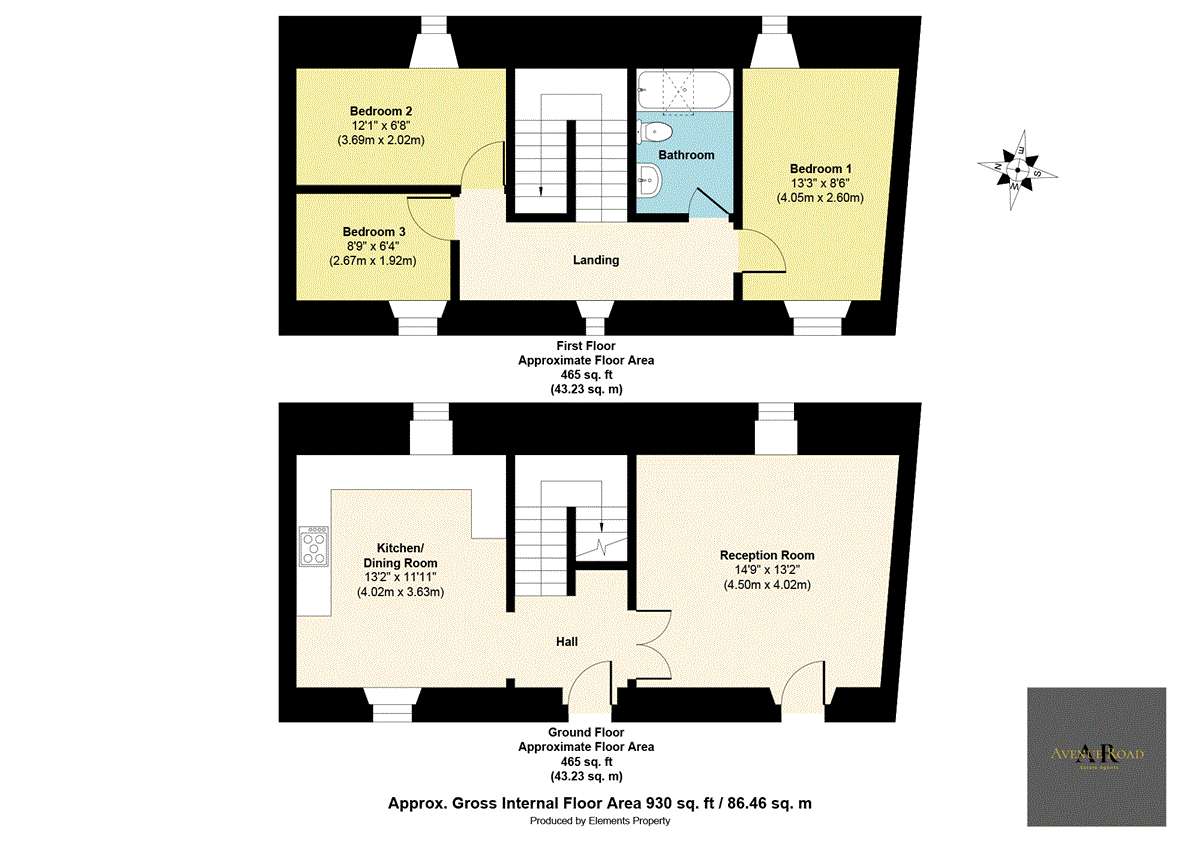 Mews Cottage, 32E Langriggs, Haddington floorplan