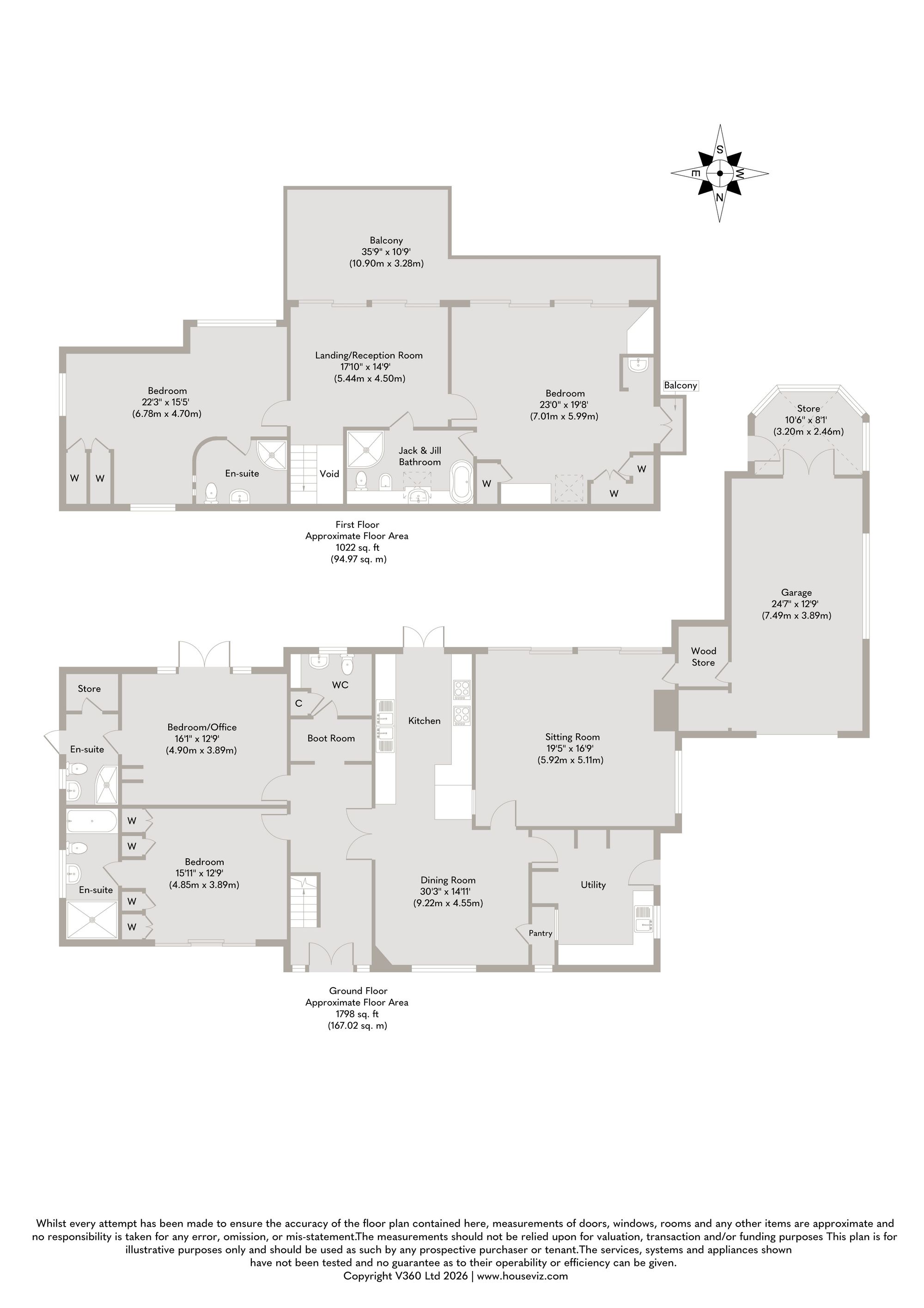 One Furrow Ploughmans Piece, Hunstanton floorplan