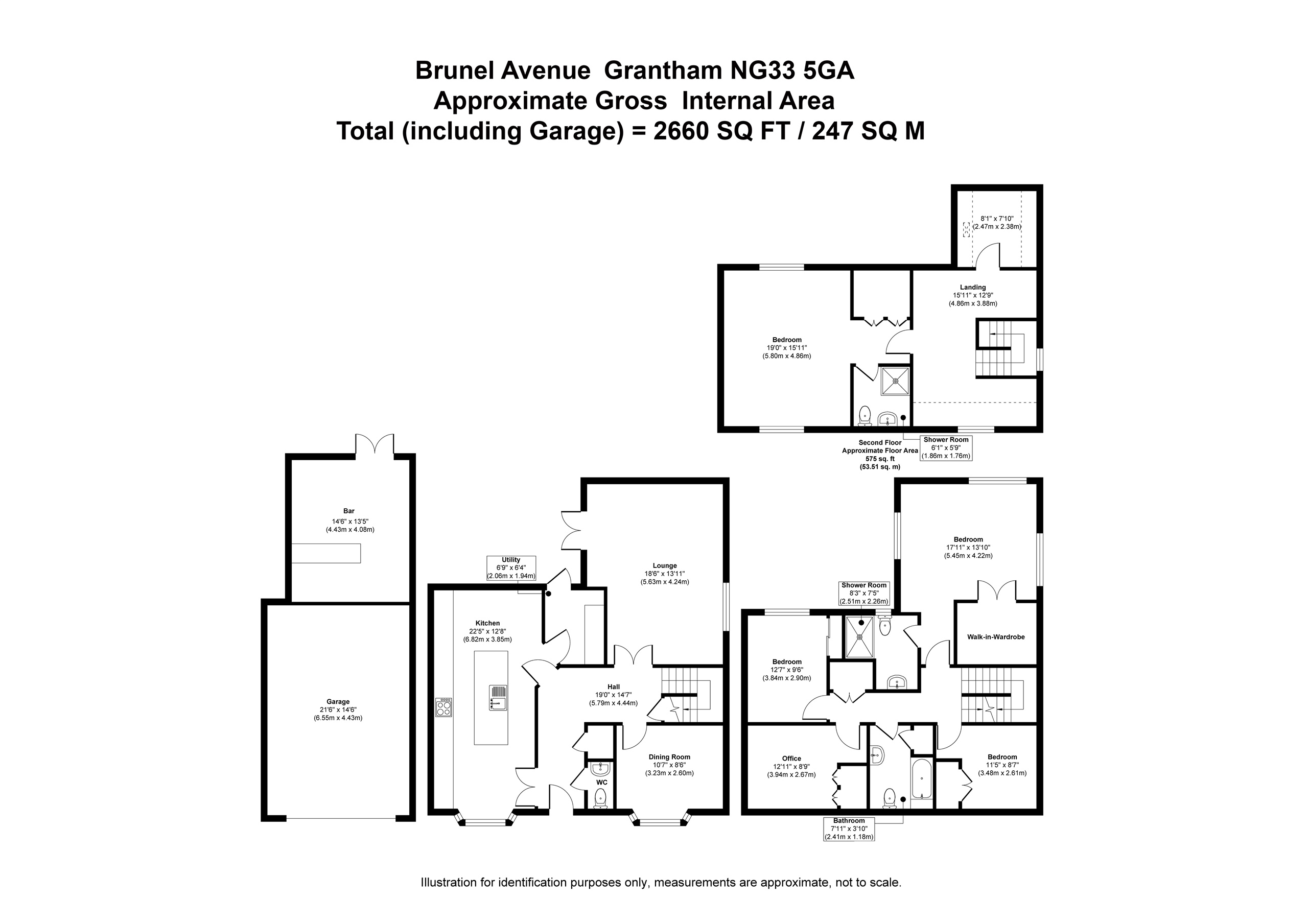 1, Brunel Avenue, Grantham floorplan