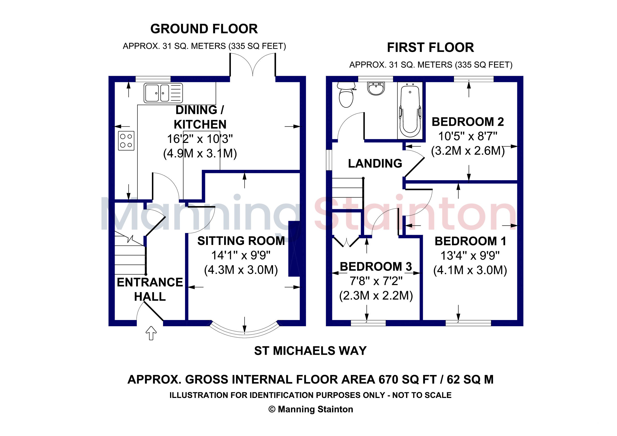 St. Michaels Way, Burley In Wharfedale, Ilkley, West Yorkshire LS29, 3