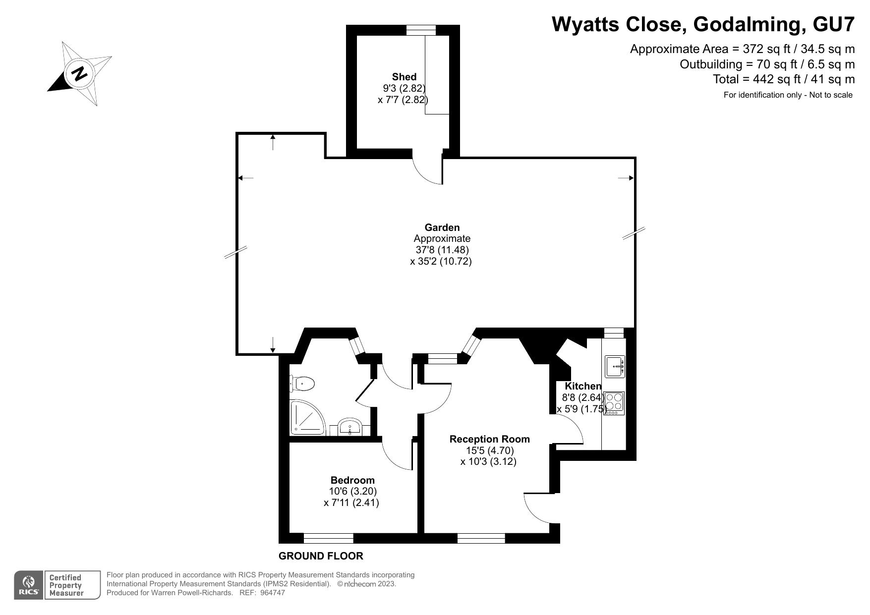 1, Wyatts Almhouses, Surrey floorplan