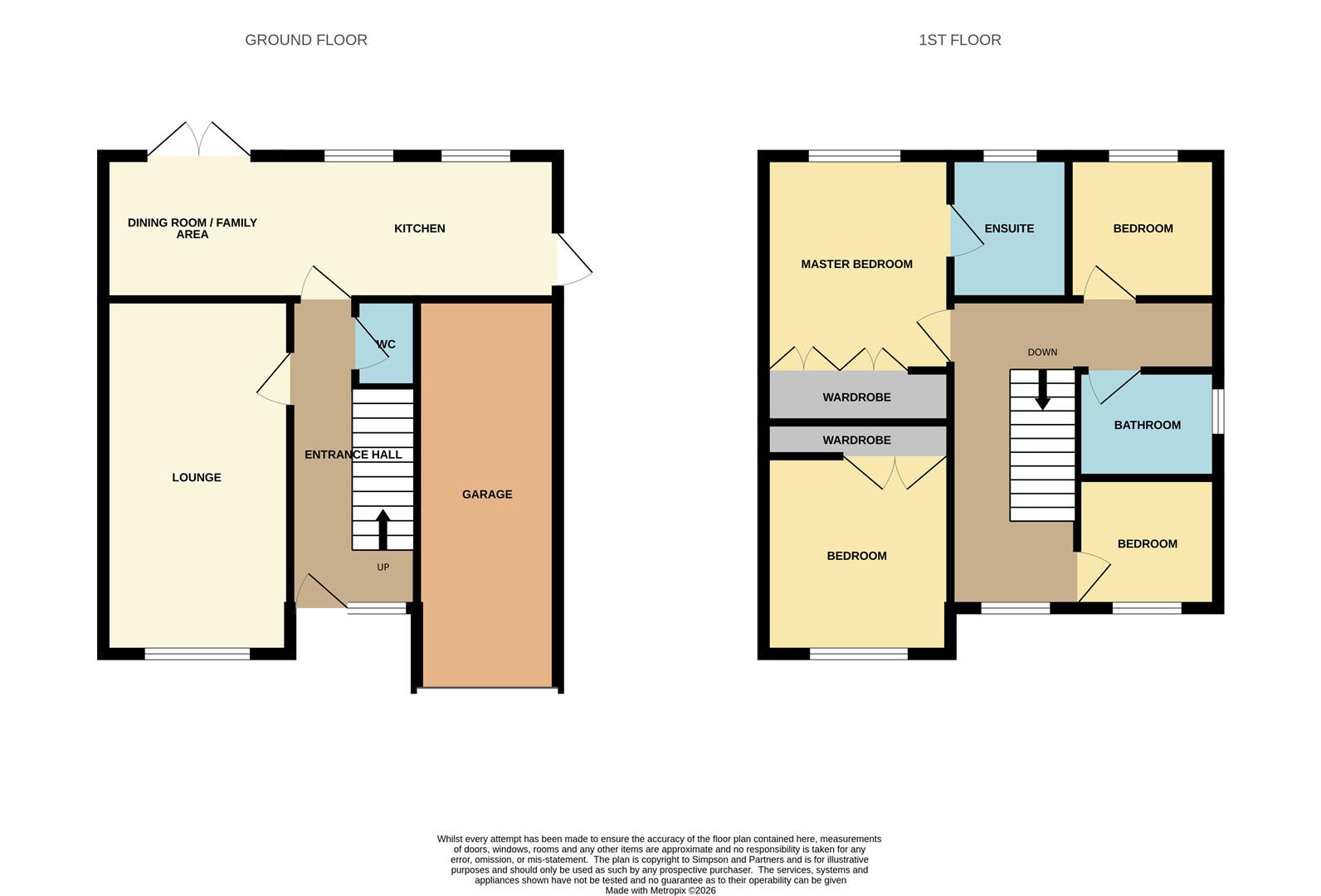 36, Wisteria Way, Northampton floorplan