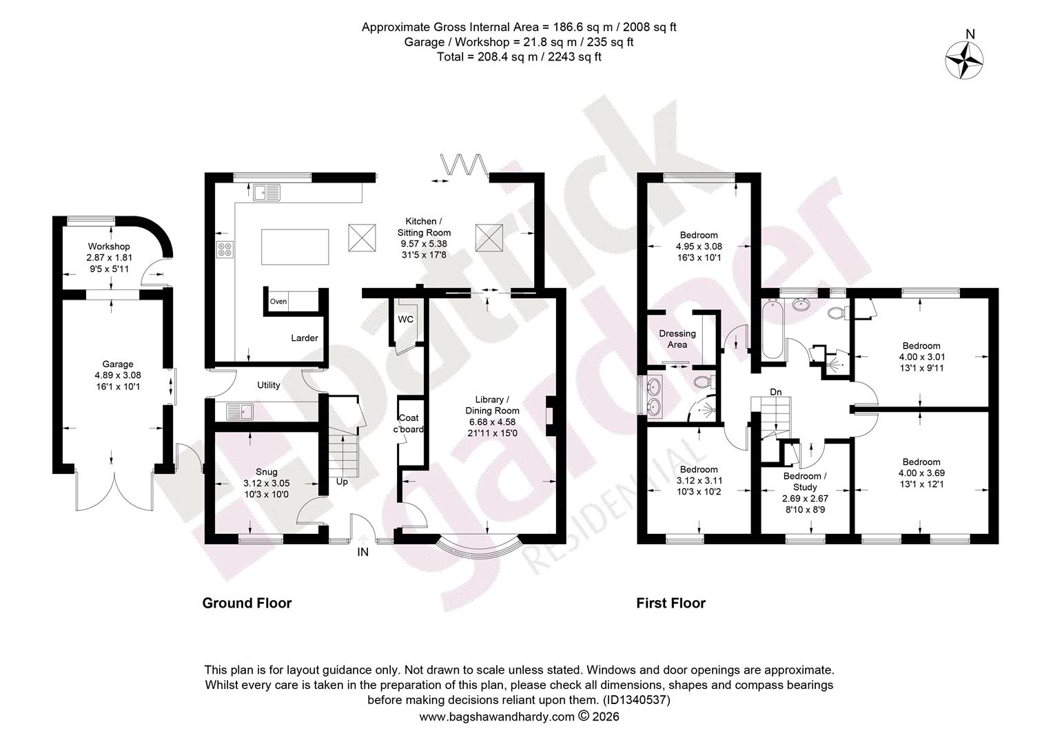 2, Yarm Close, Leatherhead floorplan