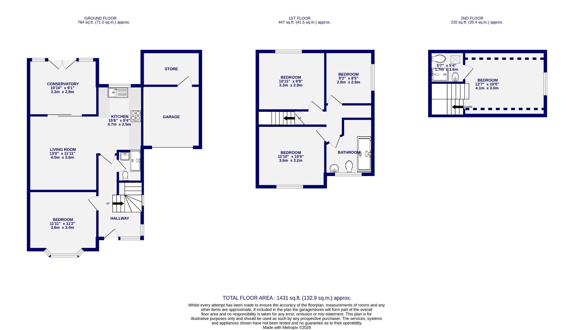 18, Eason View, York floorplan