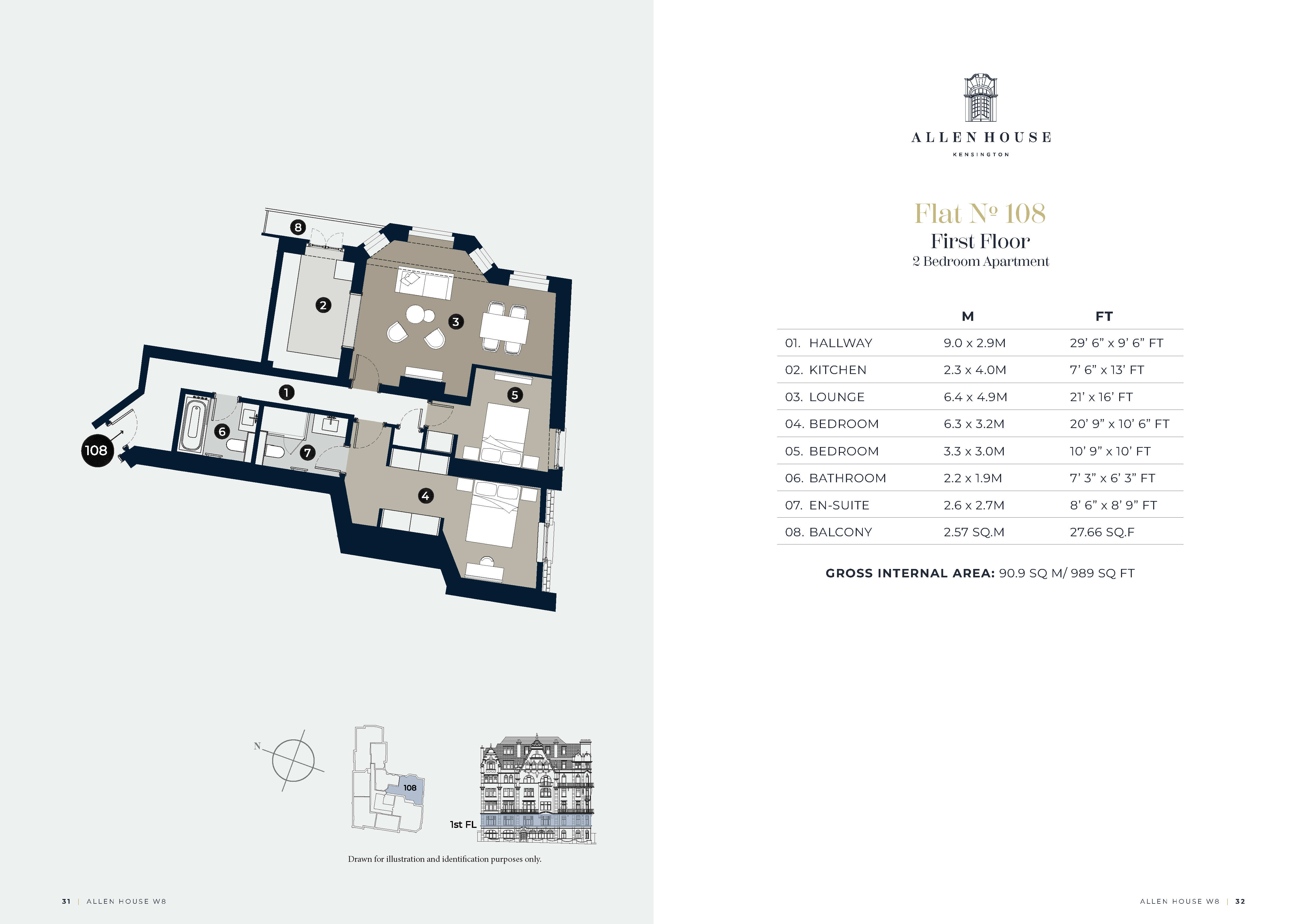 108 Allen House,, Allen House, London floorplan
