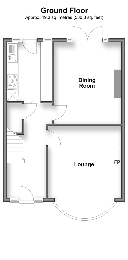Demesne Road, Wallington floorplan