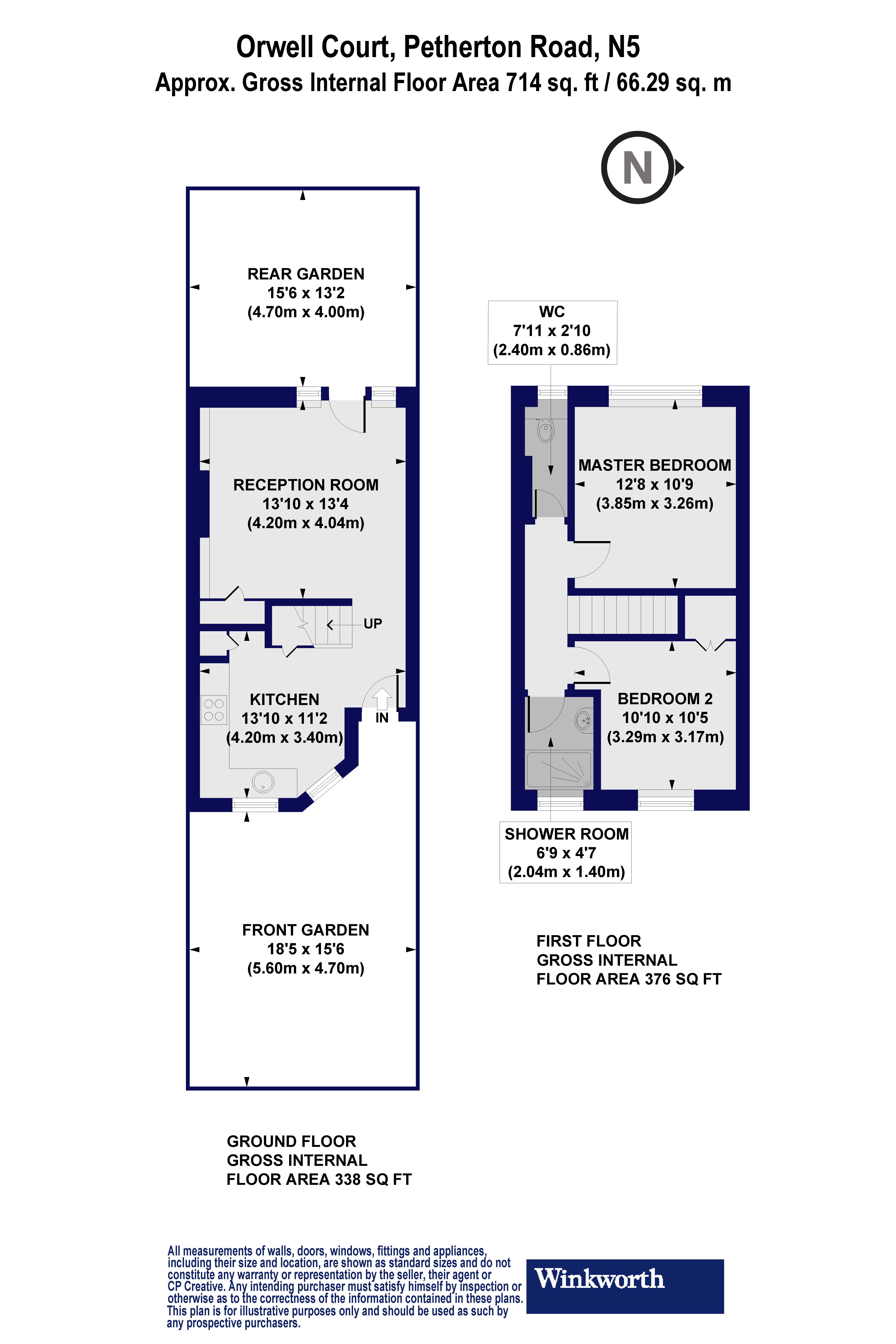 Flat 5, Orwell Court,, Petherton Road, London floorplan