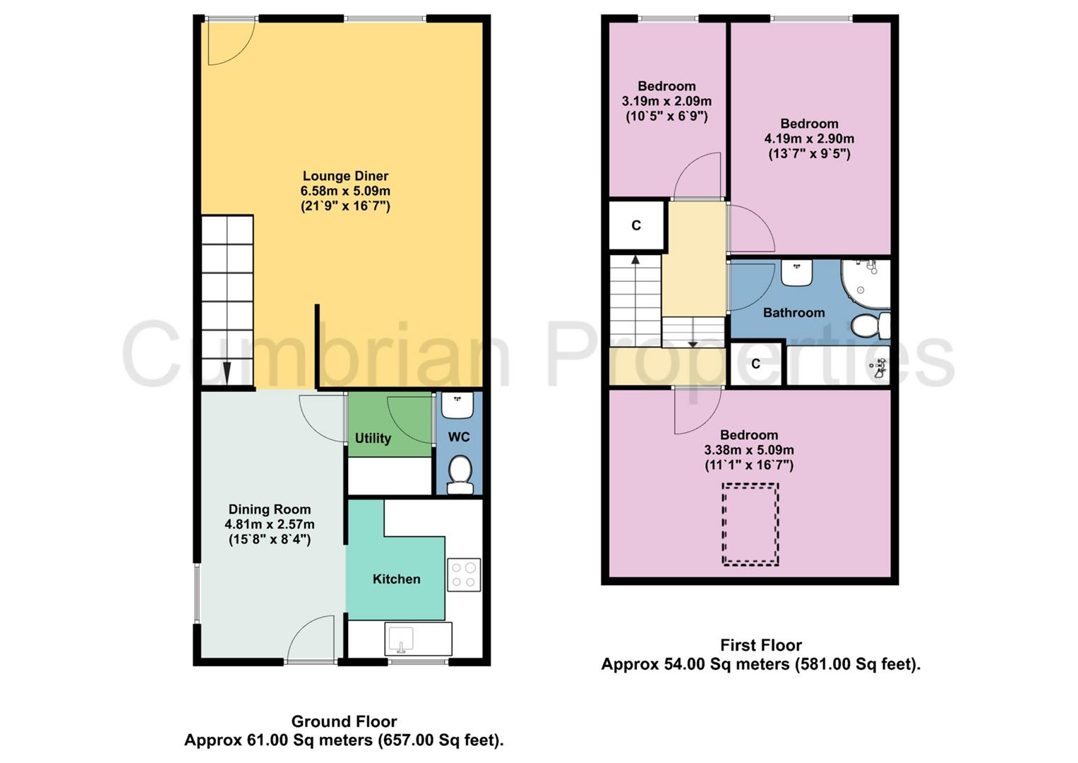 2, Friary Cottages, Appleby-in-Westmorland floorplan