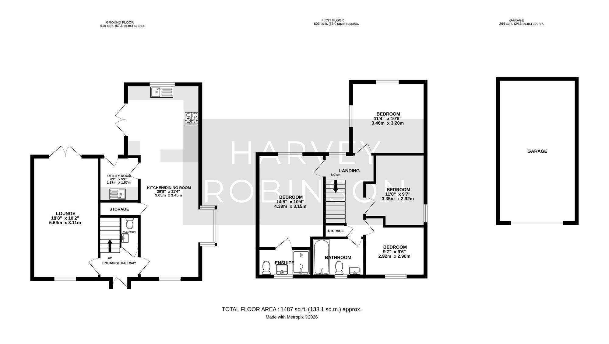 7 Blane Place, Sandy floorplan