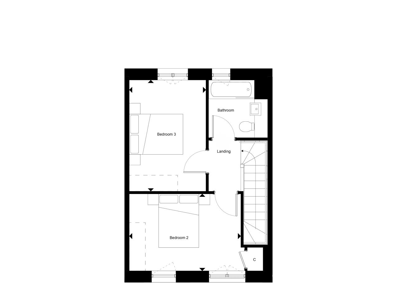 St Ann's Road, London floorplan