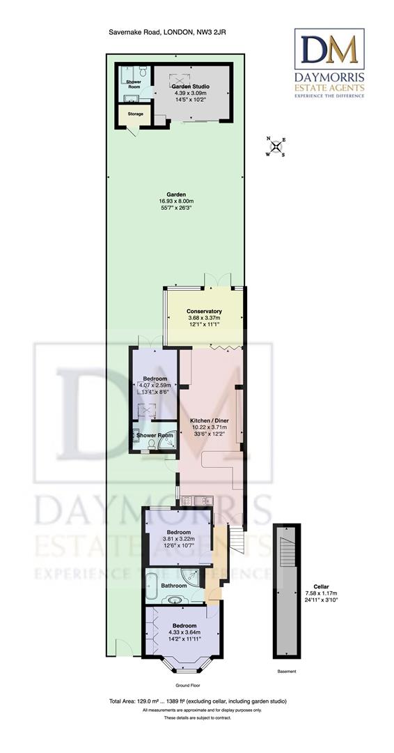 Savernake Road, London floorplan