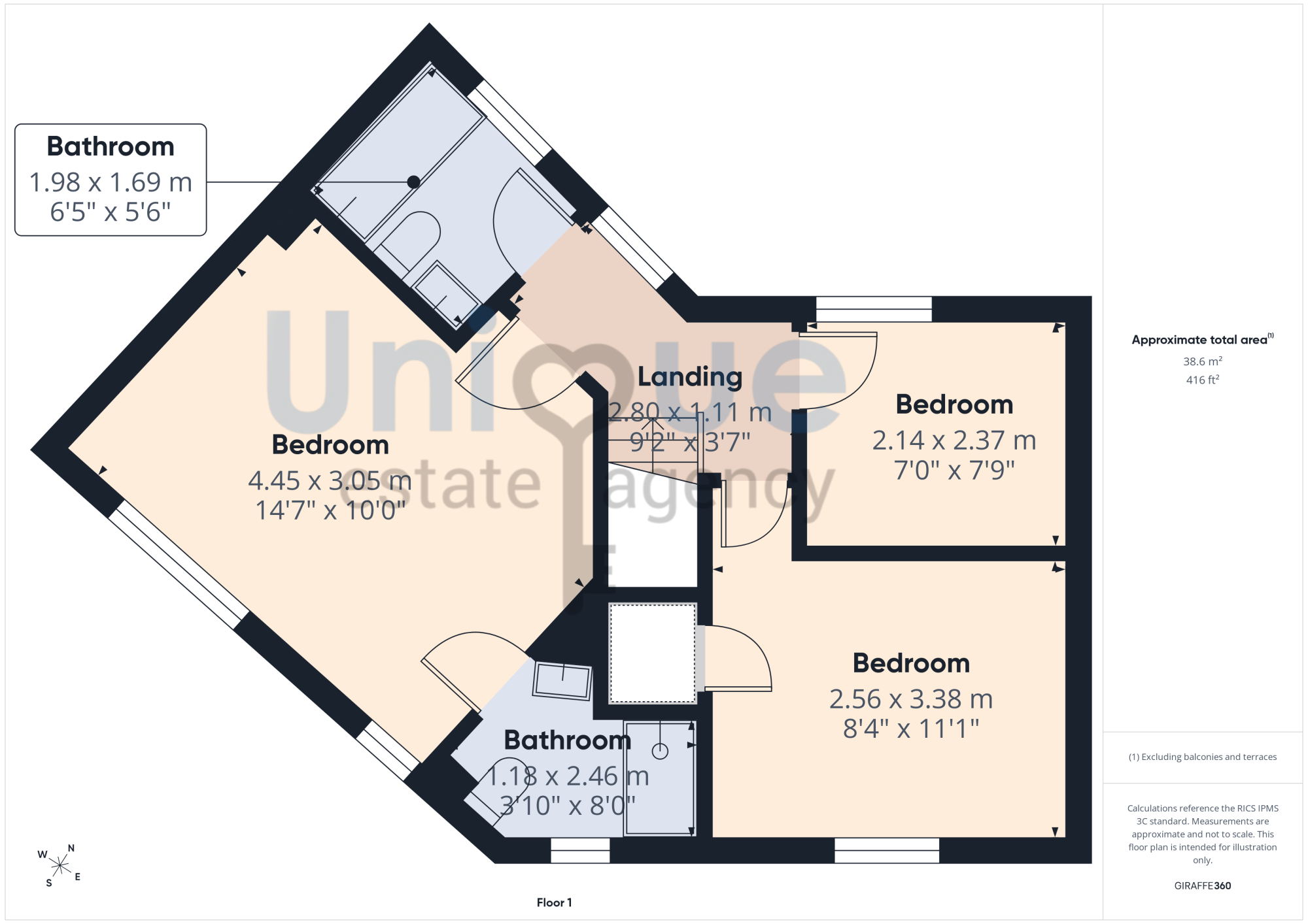 7, Derby Road, Wesham floorplan