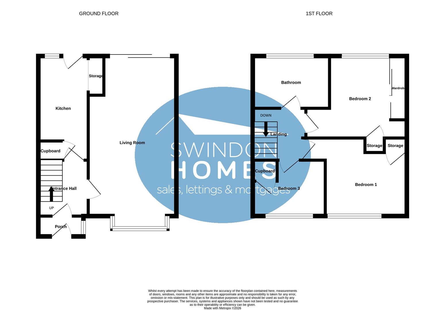 58, Carstairs Avenue, Swindon floorplan