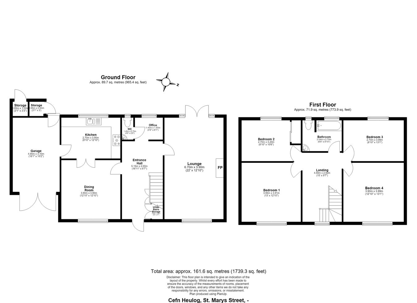 Cefn Heulog, St Marys Street, Tenby floorplan