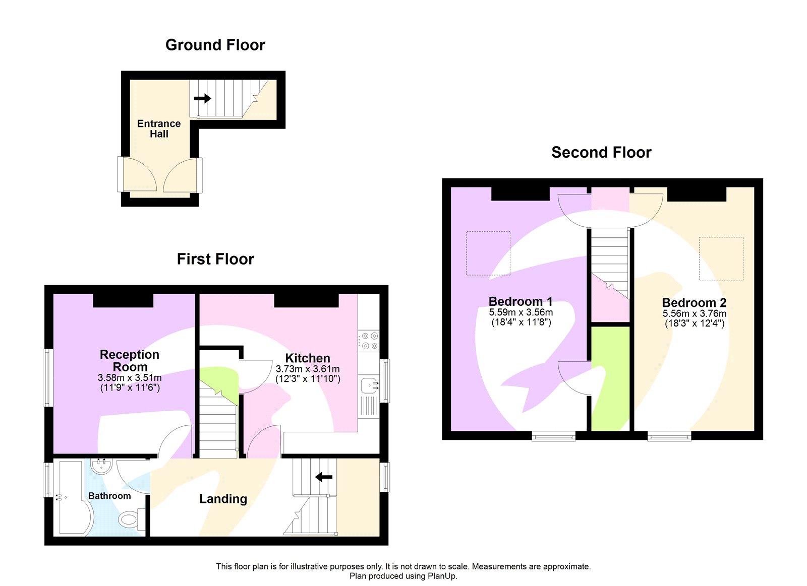 15b, Delacourt Road, London floorplan