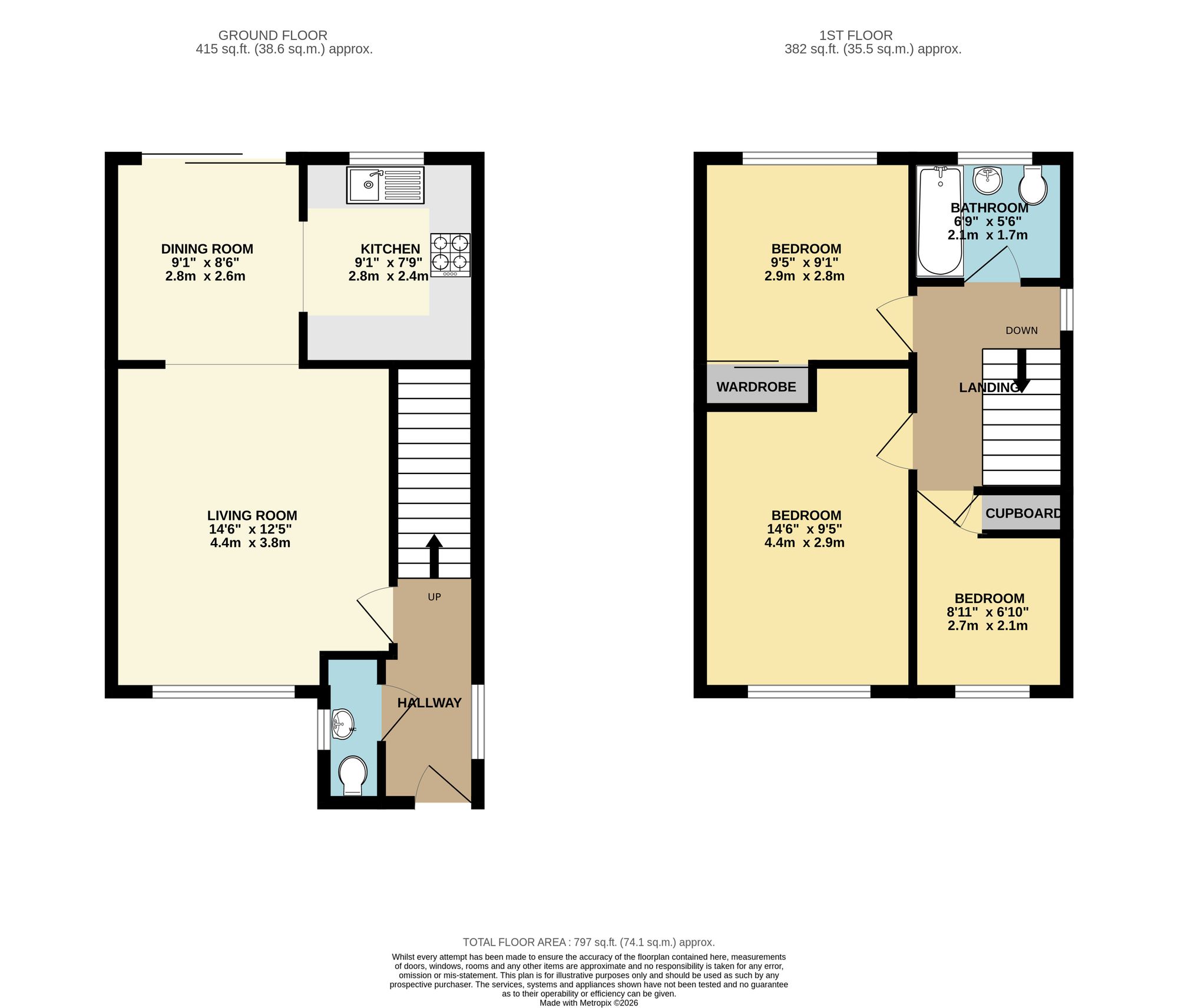 20 Sheldon Court Pollards Way, Taunton floorplan