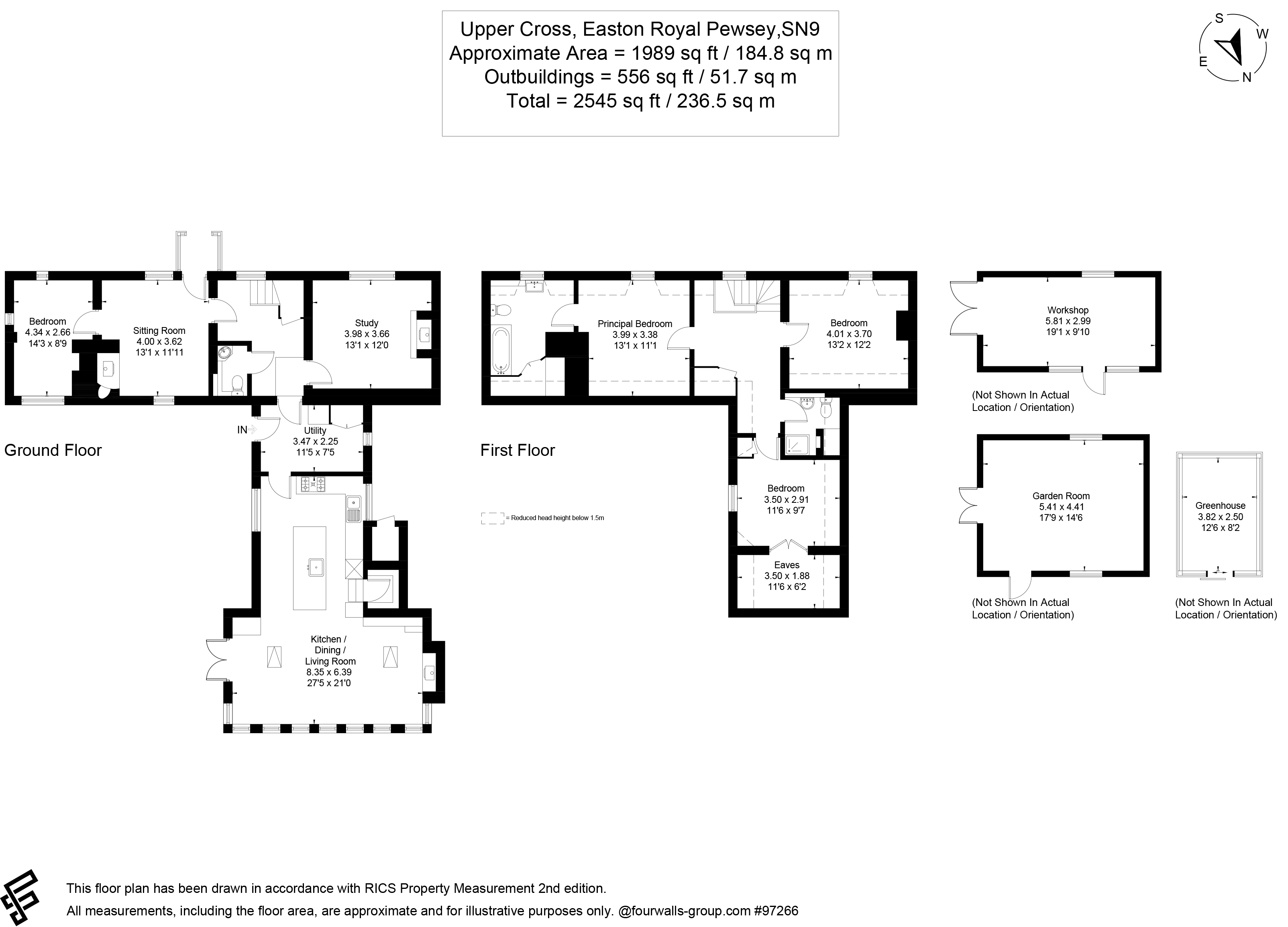 Upper Cross,, Easton Royal, Wiltshire floorplan