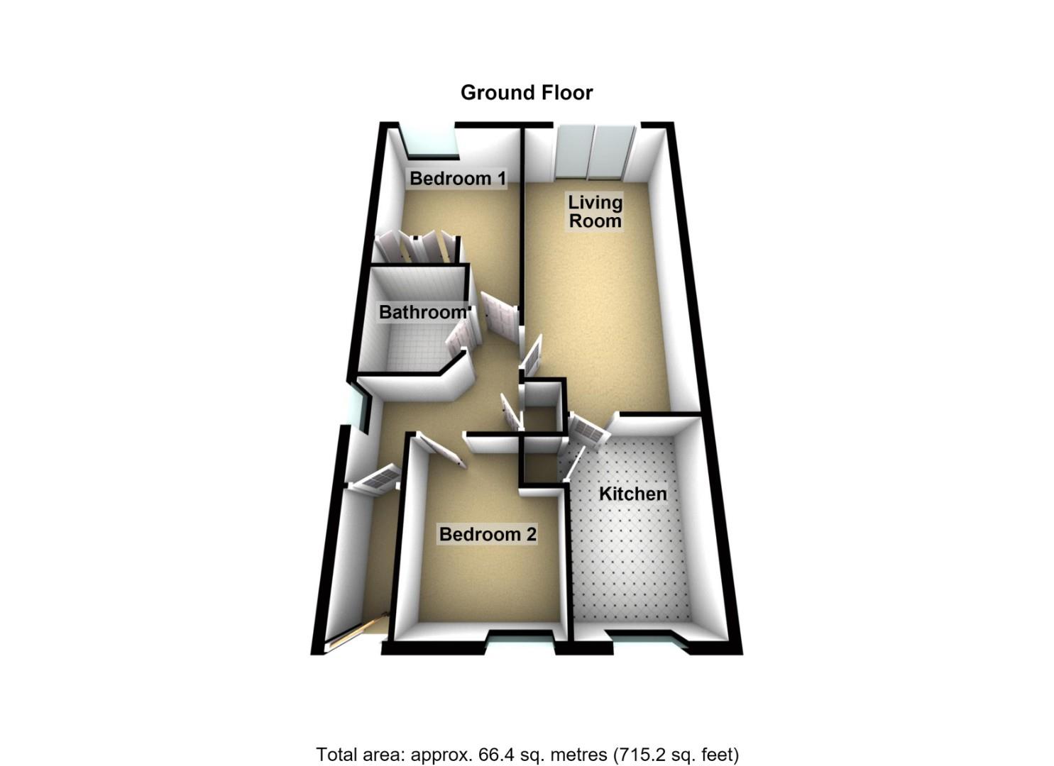 4, Mains Place, Morpeth floorplan