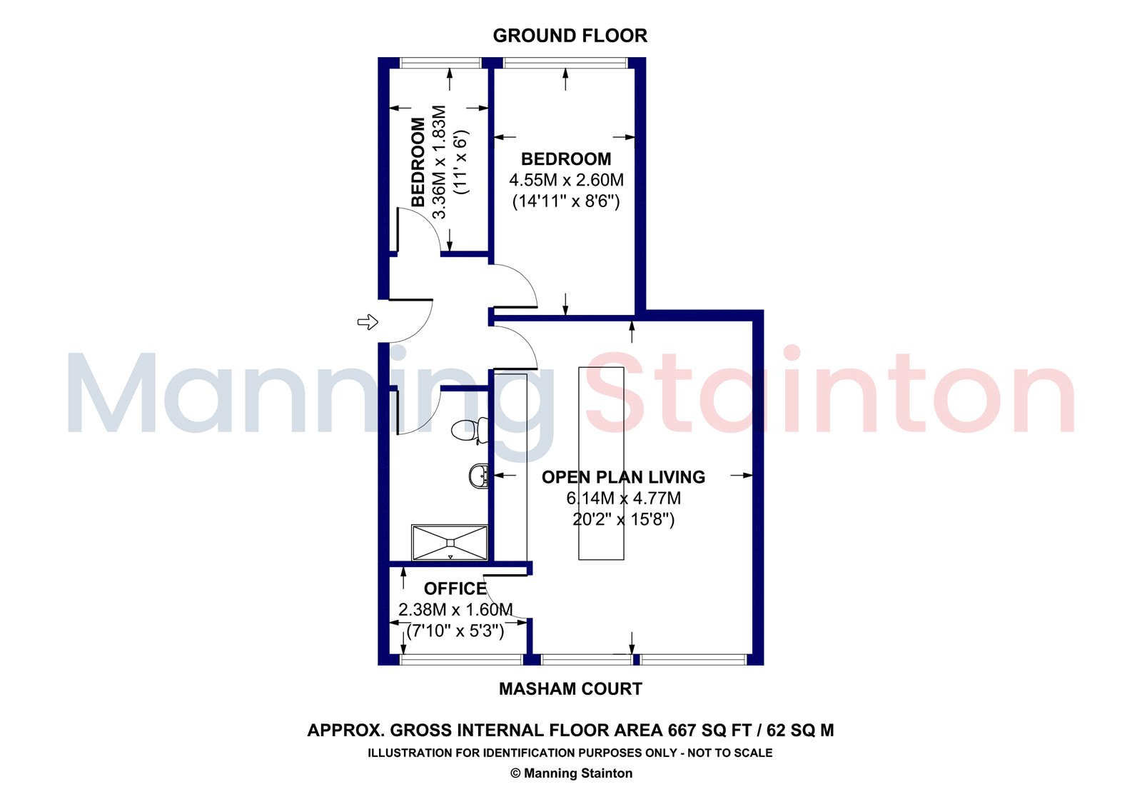 25, Masham Court, Leeds floorplan