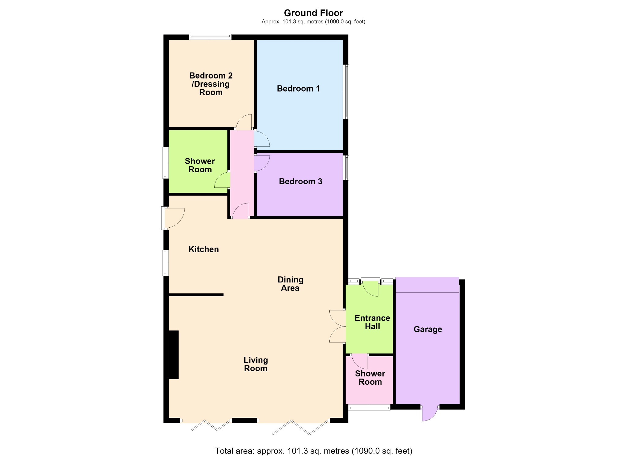 1 Lucerne Court, Aldwick, Bognor Regis floorplan