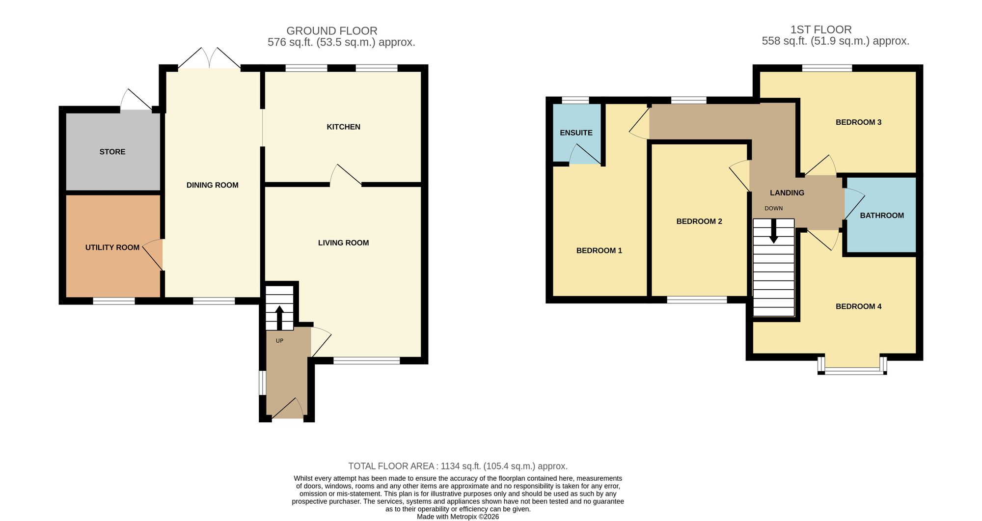15 Wash Beck Close, Scarborough floorplan