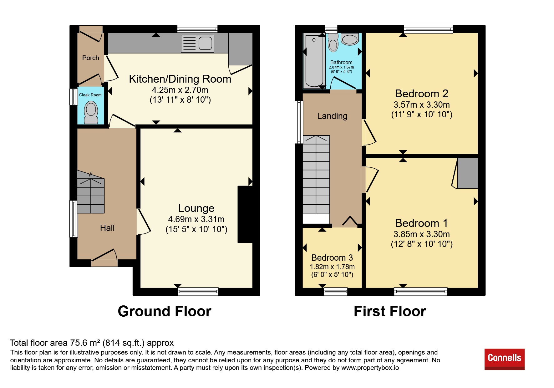 150, Chaucer Road, Peterborough floorplan