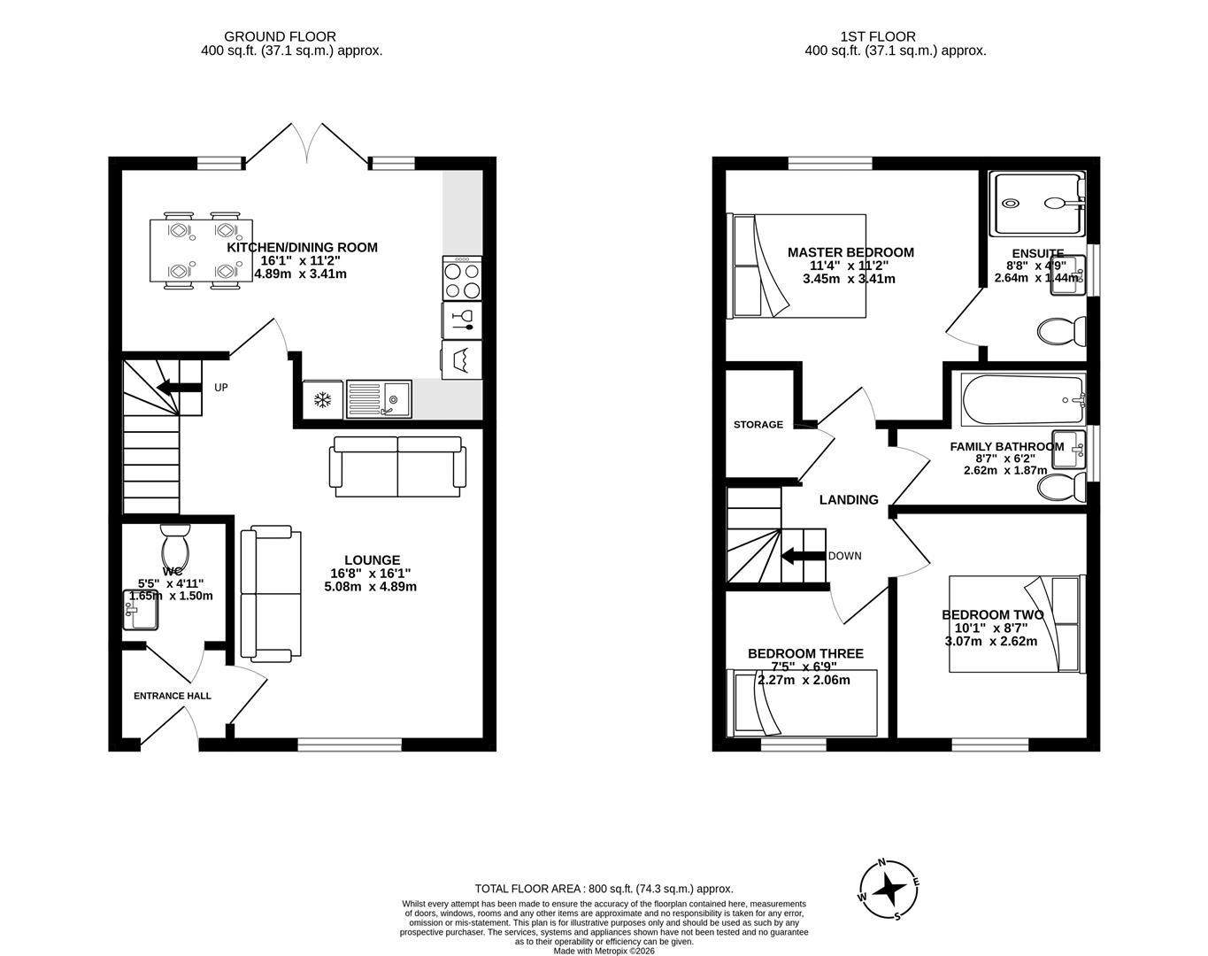 48, Grey Gables Avenue, Preston floorplan