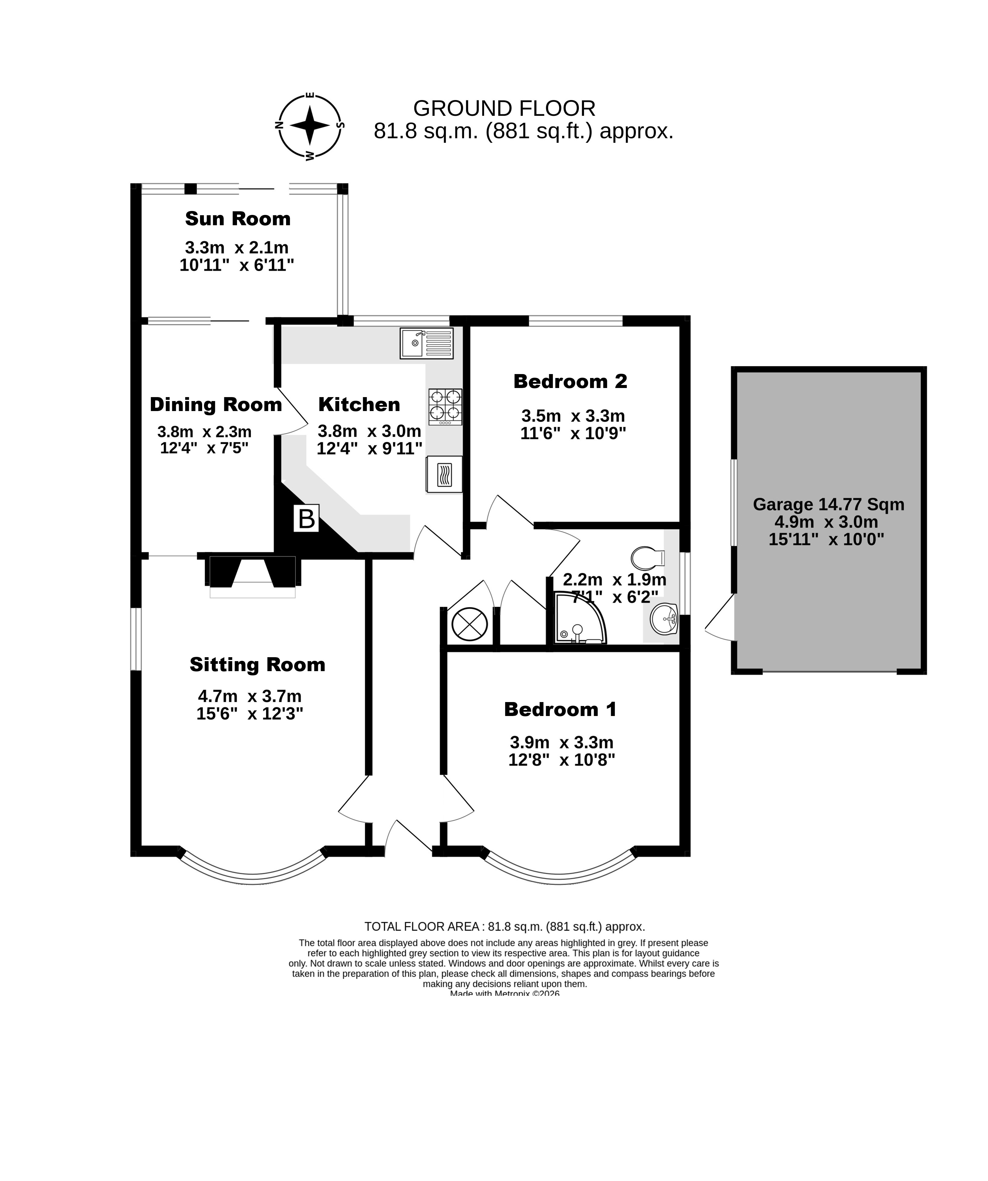 9, King Edward Road, Kent floorplan