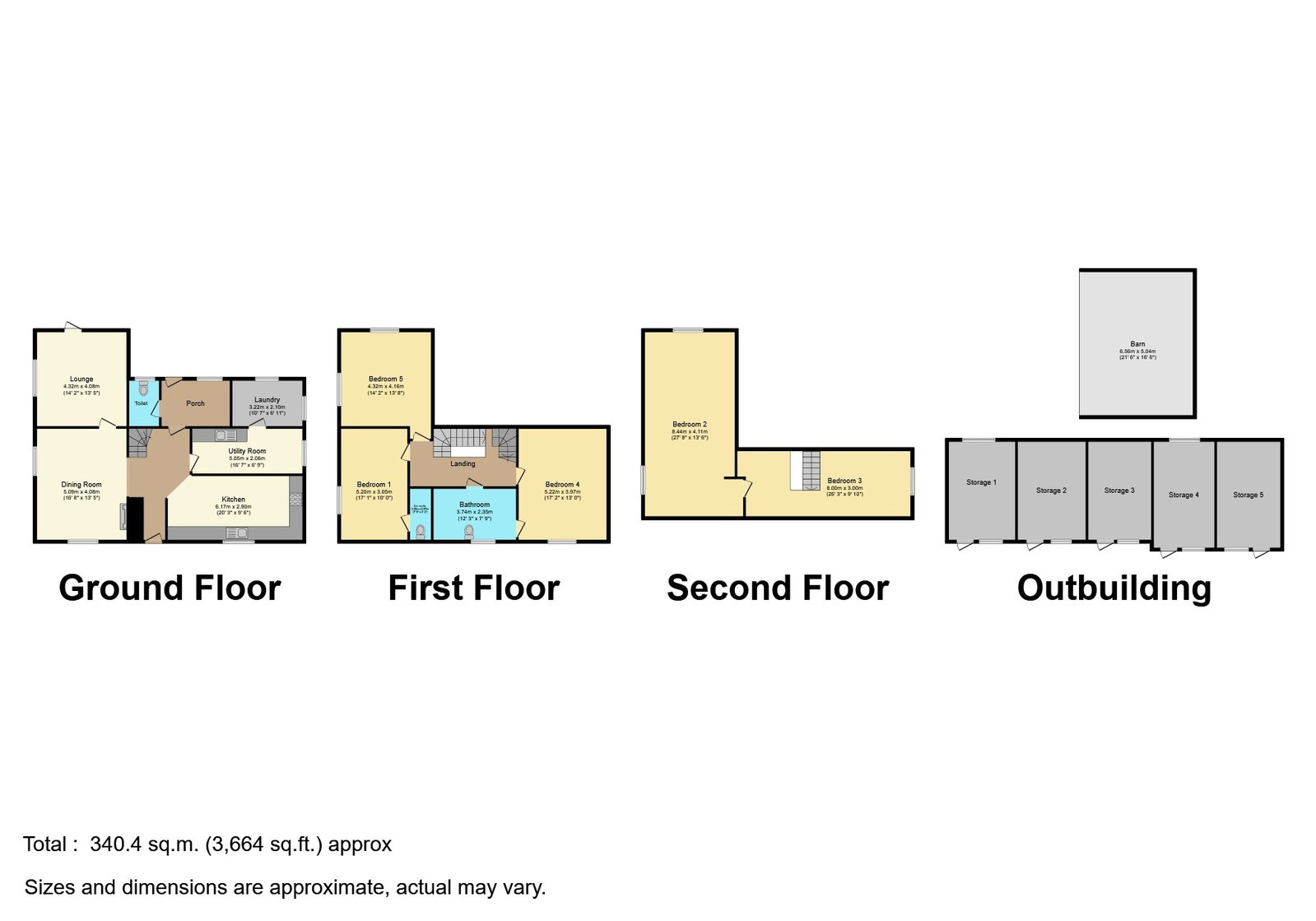 Yew Tree Farm,, Wards Lane, Northamptonshire floorplan
