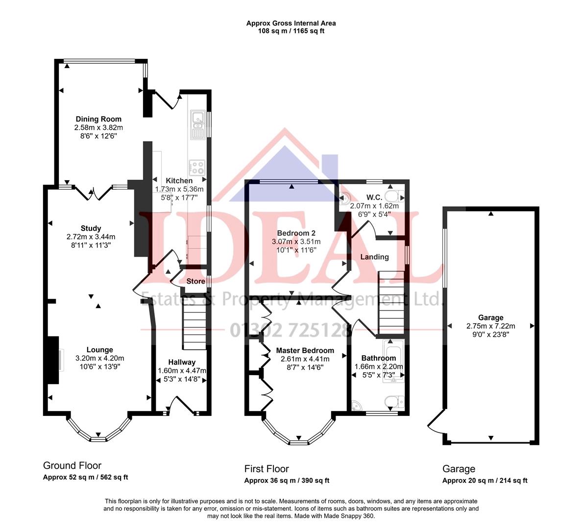 17, Tenter Balk Lane, Adwick-Le-Street, Doncaster floorplan