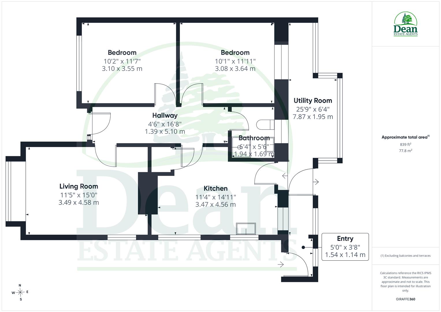 6, Greenway Road, Cinderford floorplan
