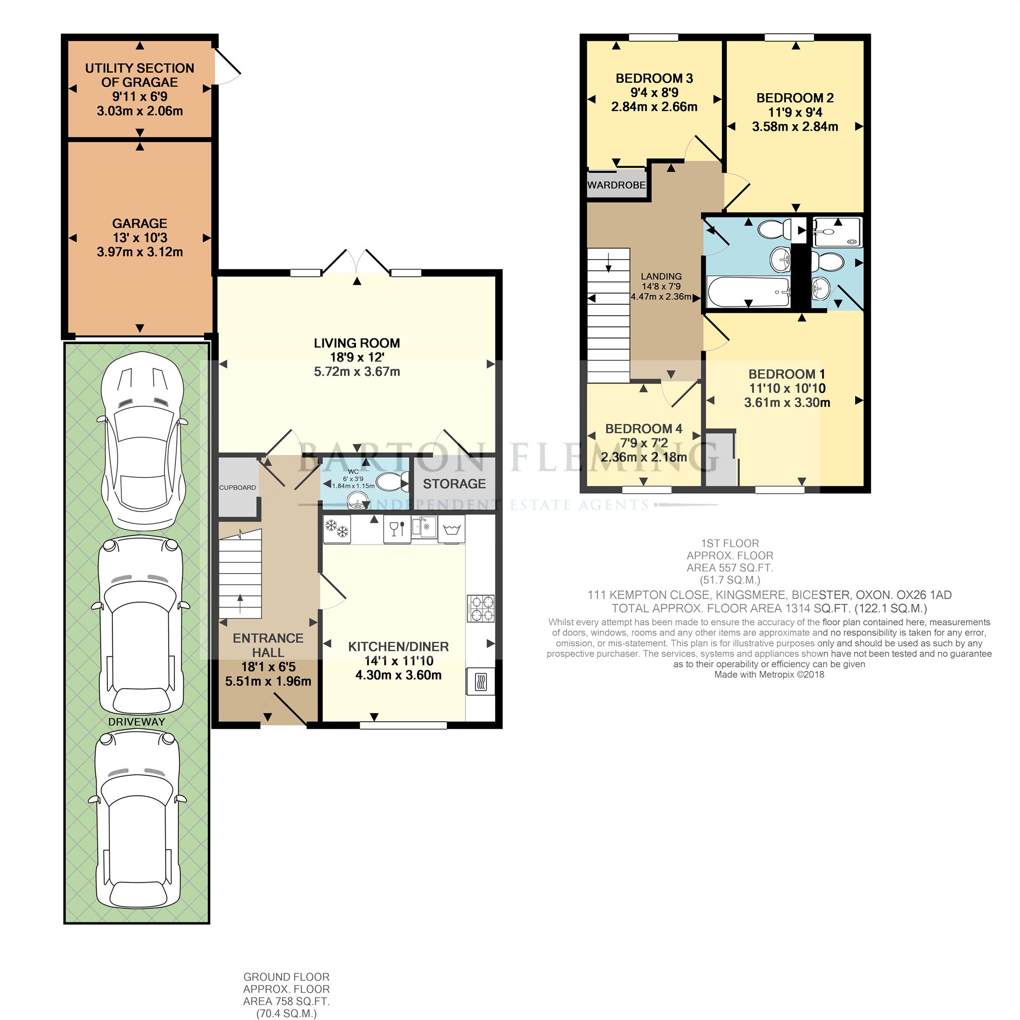 4 bed detached house for sale in Kempton Close, Chesterton, Bicester OX26 Zoopla